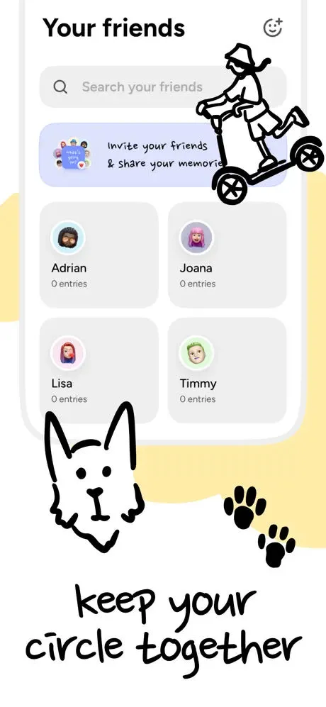 What's going on? Friend Diary App Store screenshot 5