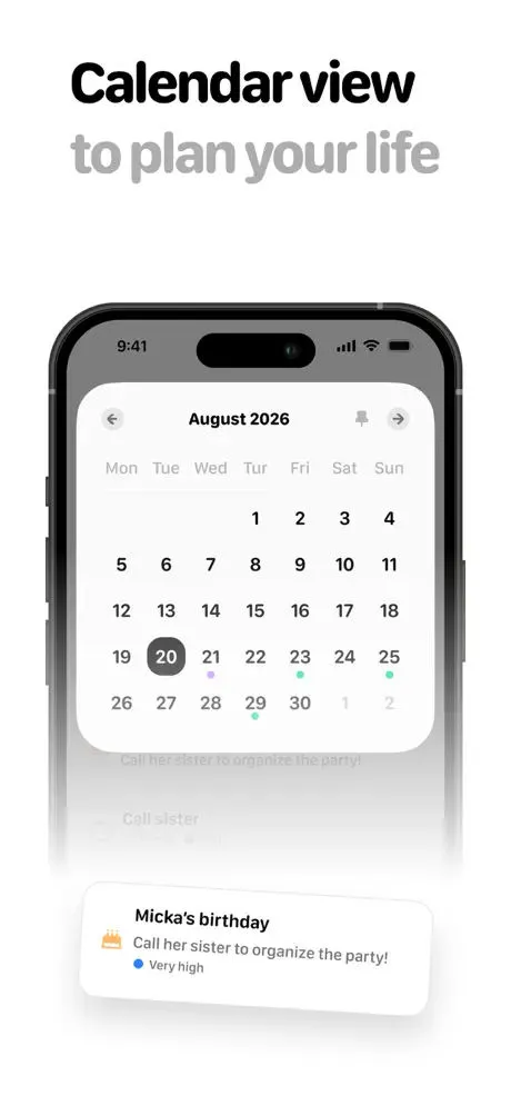 Yukee simple todo list tracker screenshot 3
