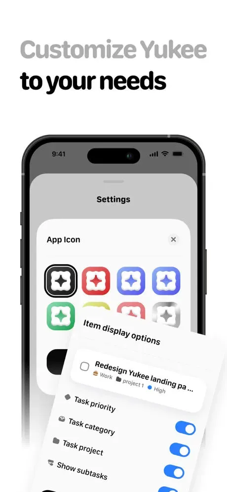 Yukee simple todo list tracker App Store screenshot 7
