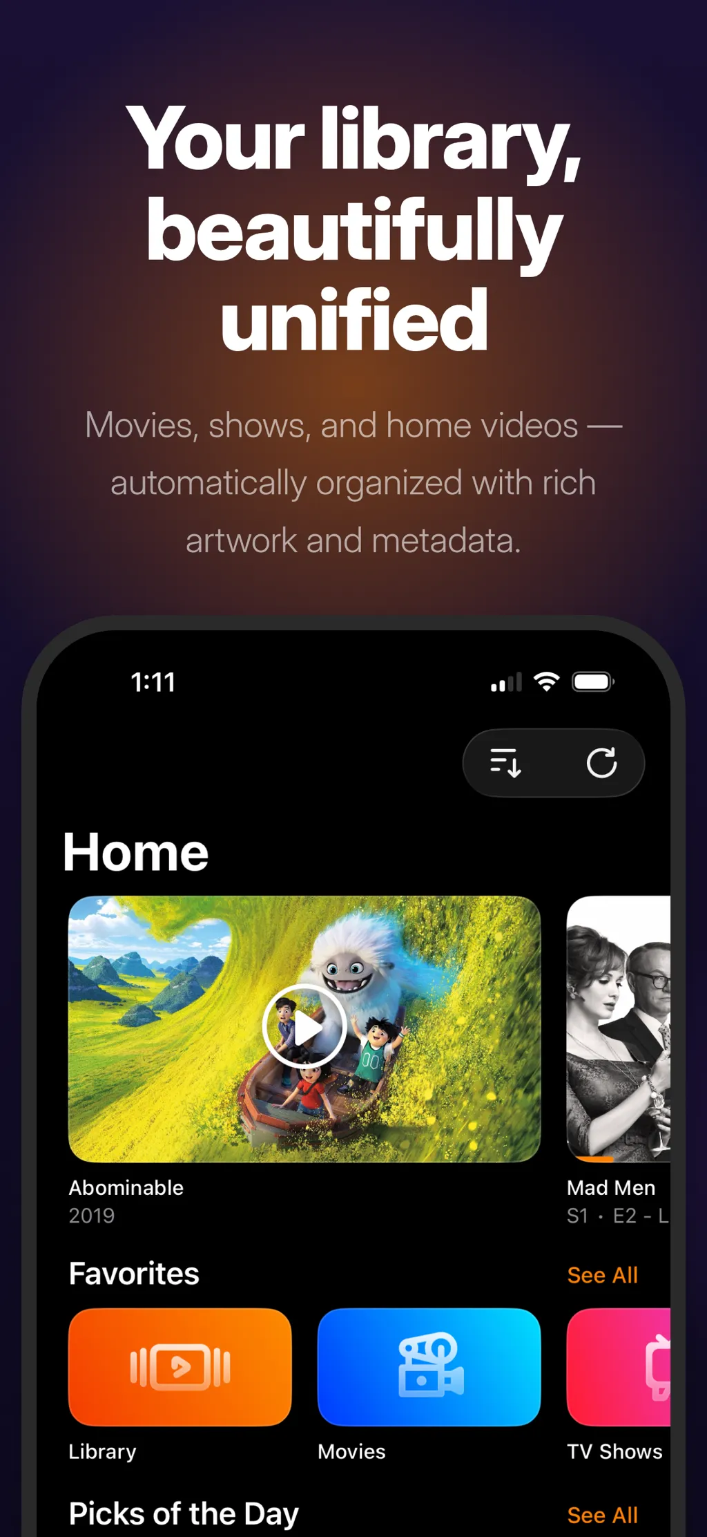 Infuse App Store screenshot 1
