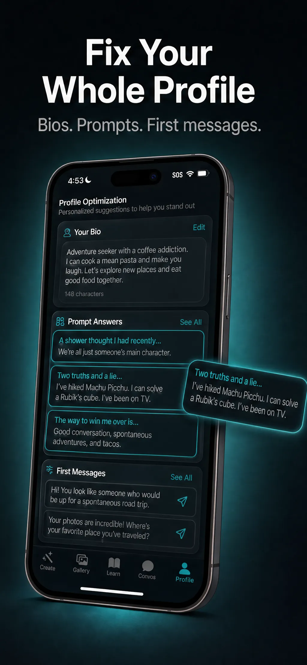 Pull: AI Dating App Photos screenshot 1