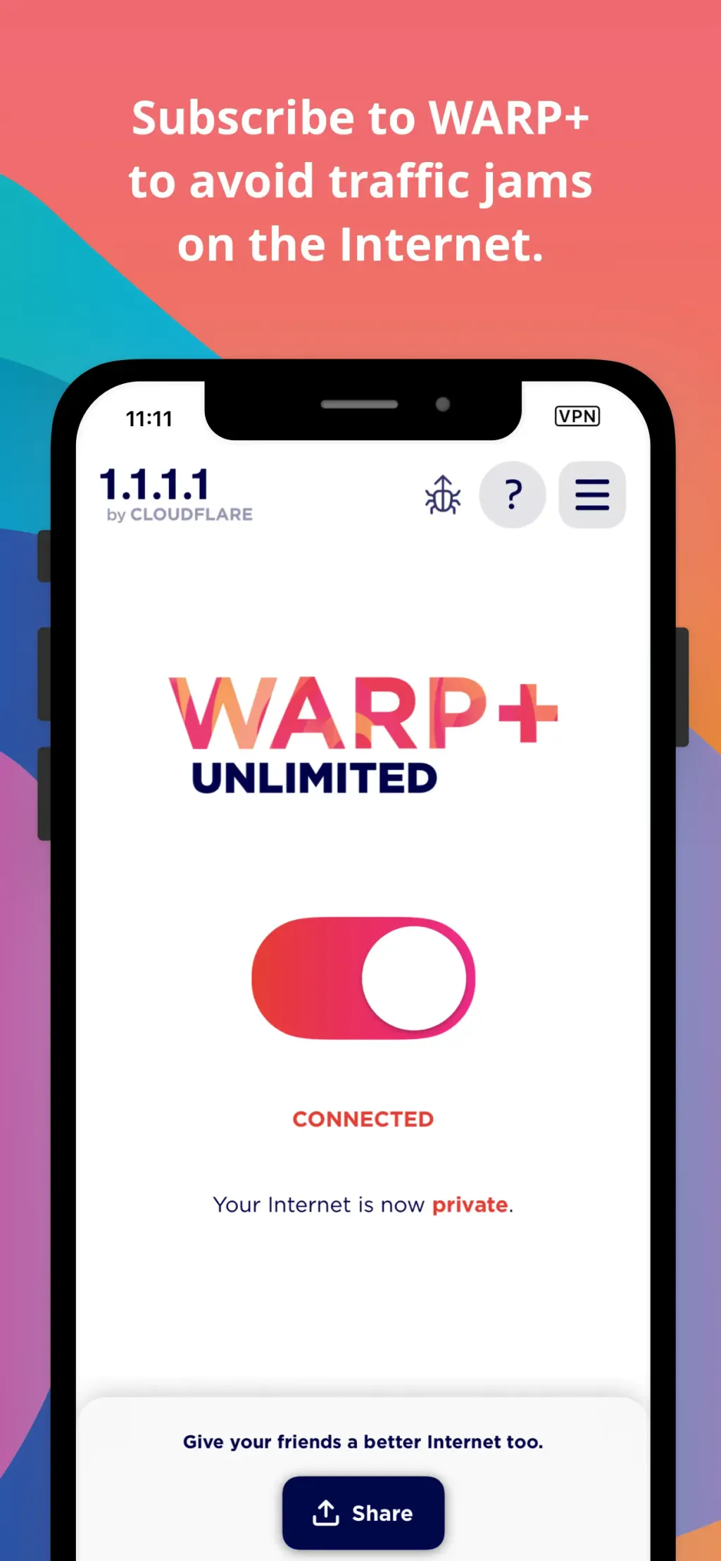 1.1.1.1: Faster Internet App Store screenshot 3