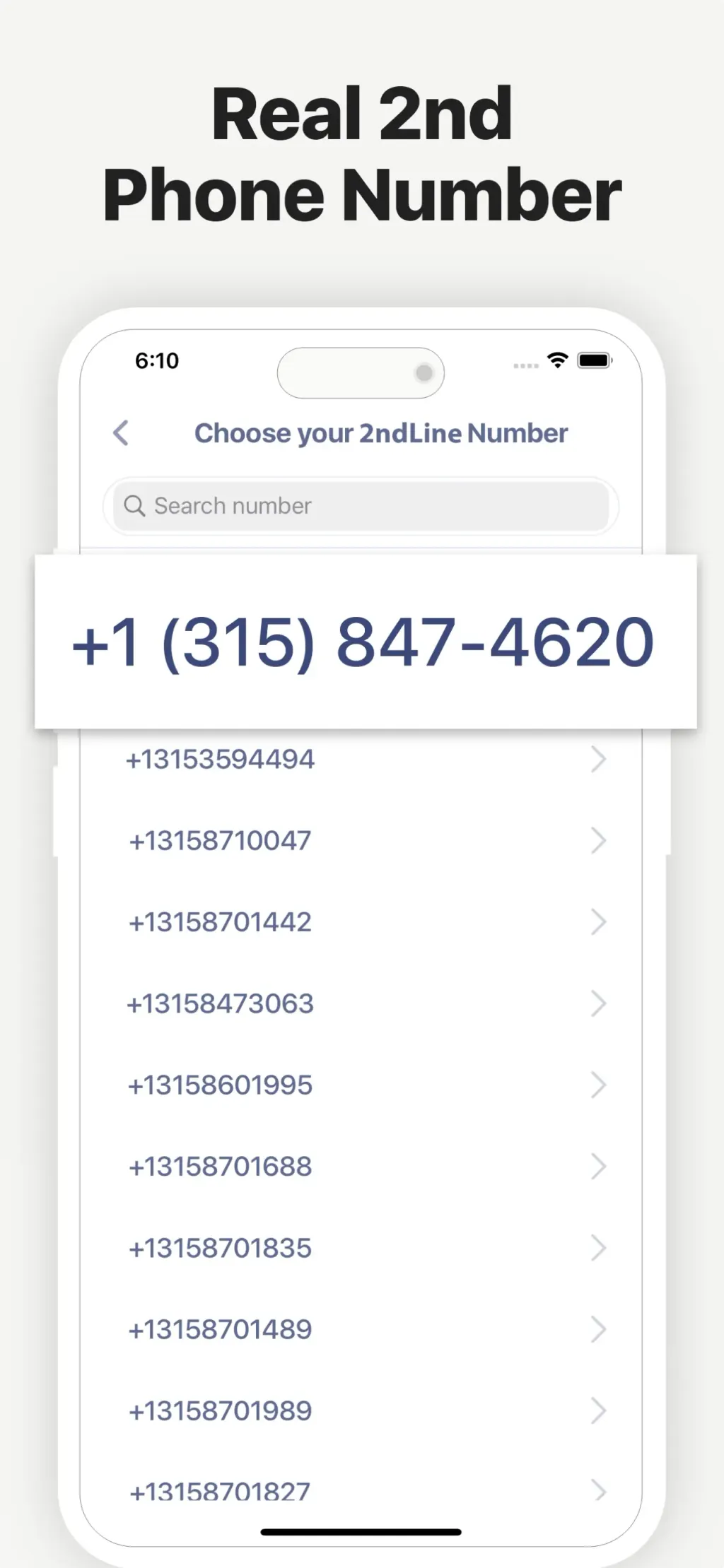 2nd Line - Second phone number screenshot 4