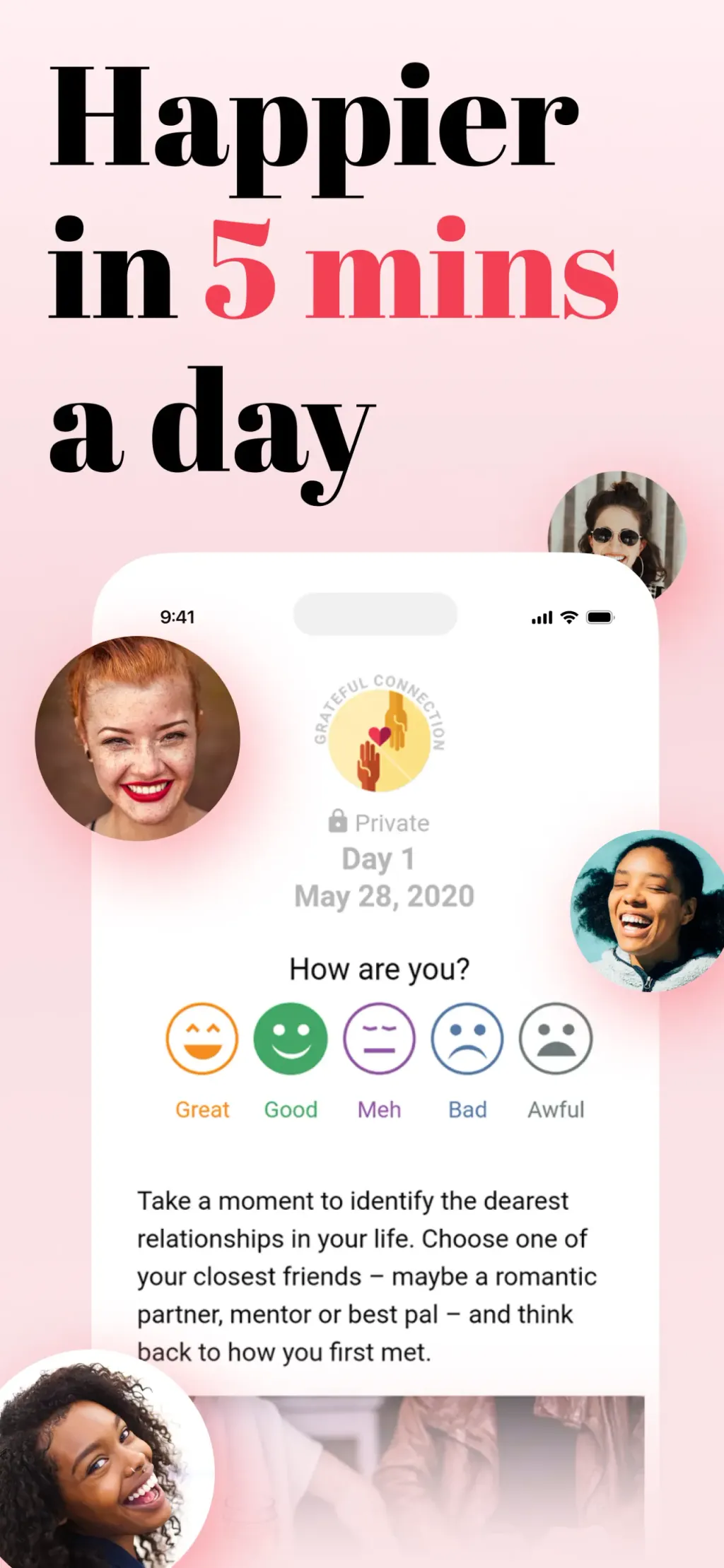 365 Gratitude Journal—SelfCare App Store screenshot 1