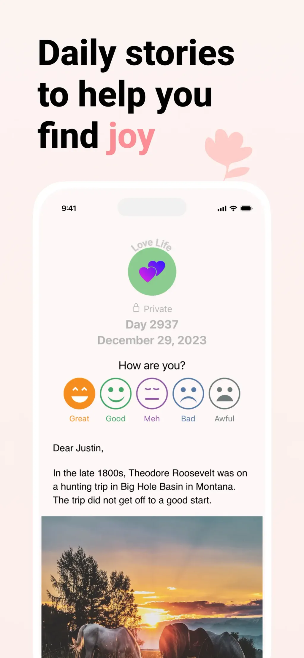 365 Gratitude Journal—SelfCare App Store screenshot 4
