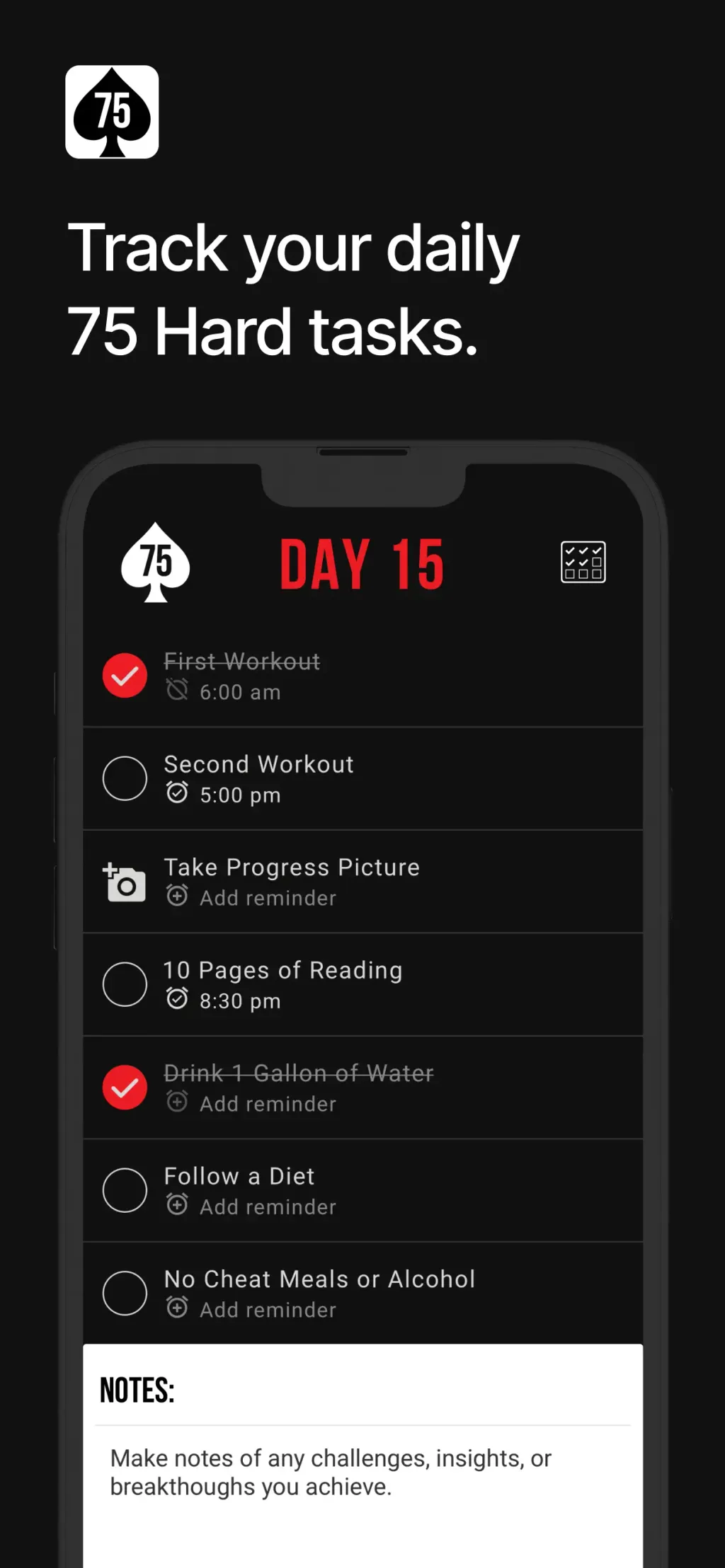 75 Hard App Store screenshot 1