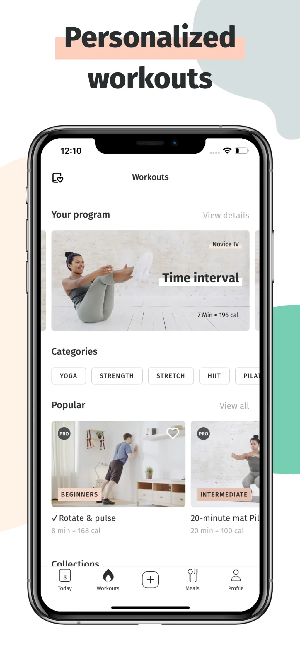 8fit Workouts & Meal Planner App Store screenshot 7