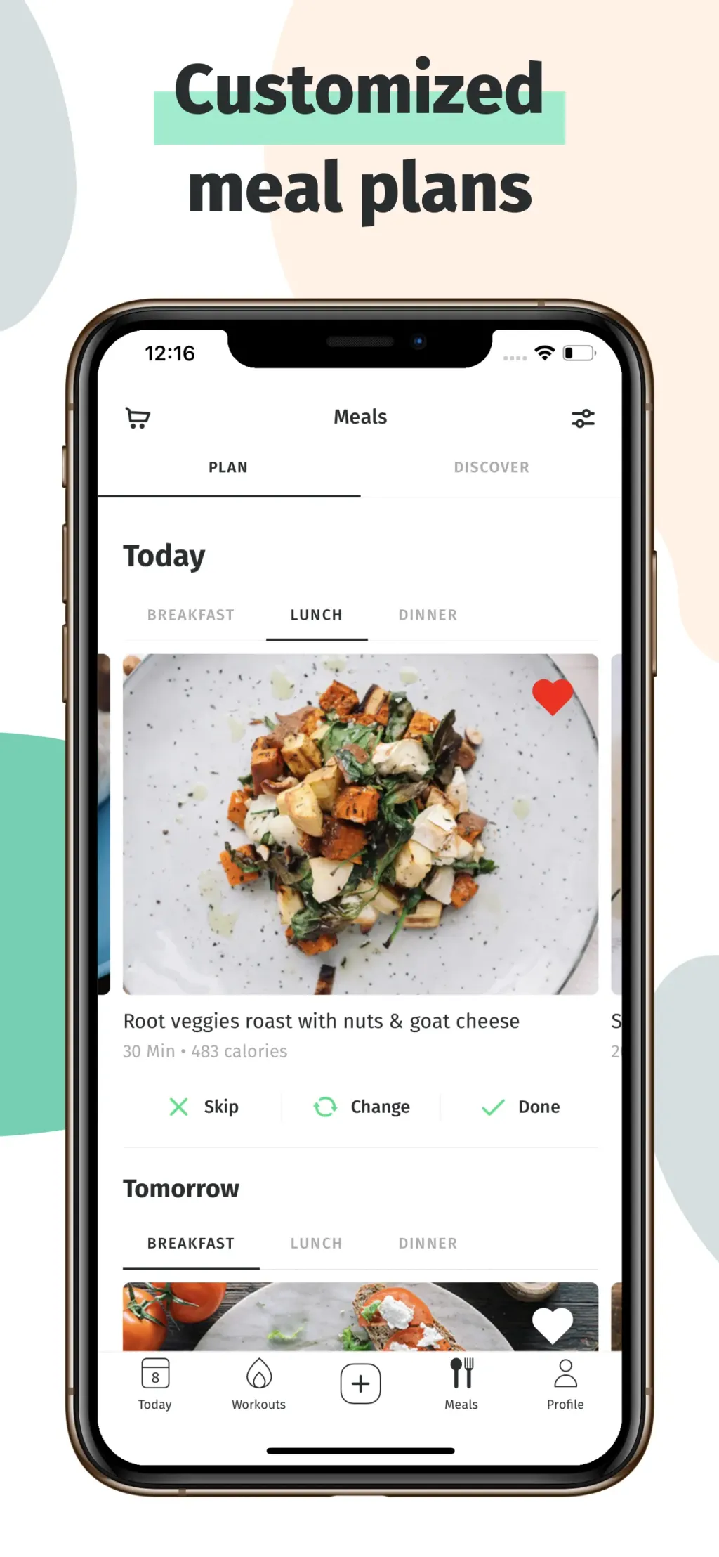 8fit Workouts & Meal Planner App Store screenshot 8