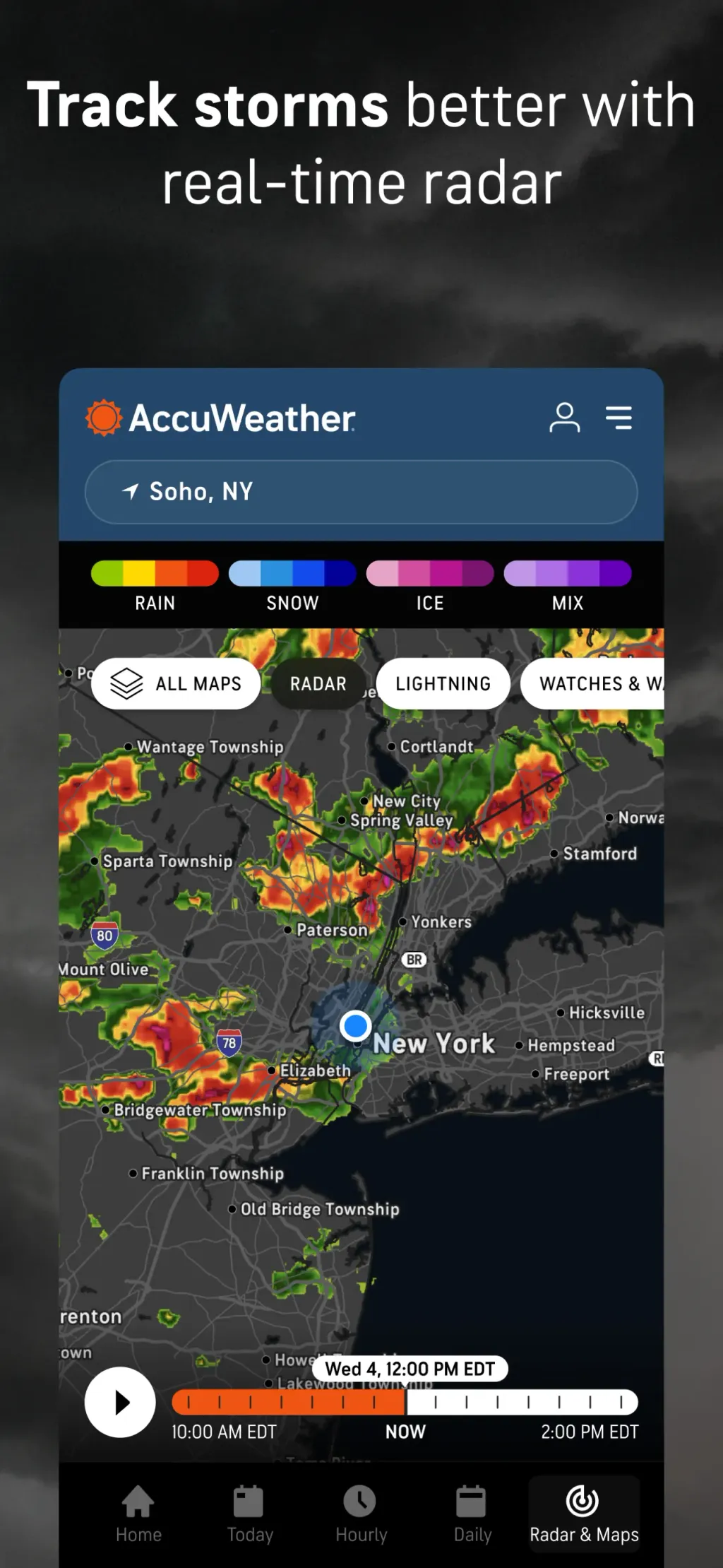 AccuWeather: Weather Forecast App Store screenshot 5
