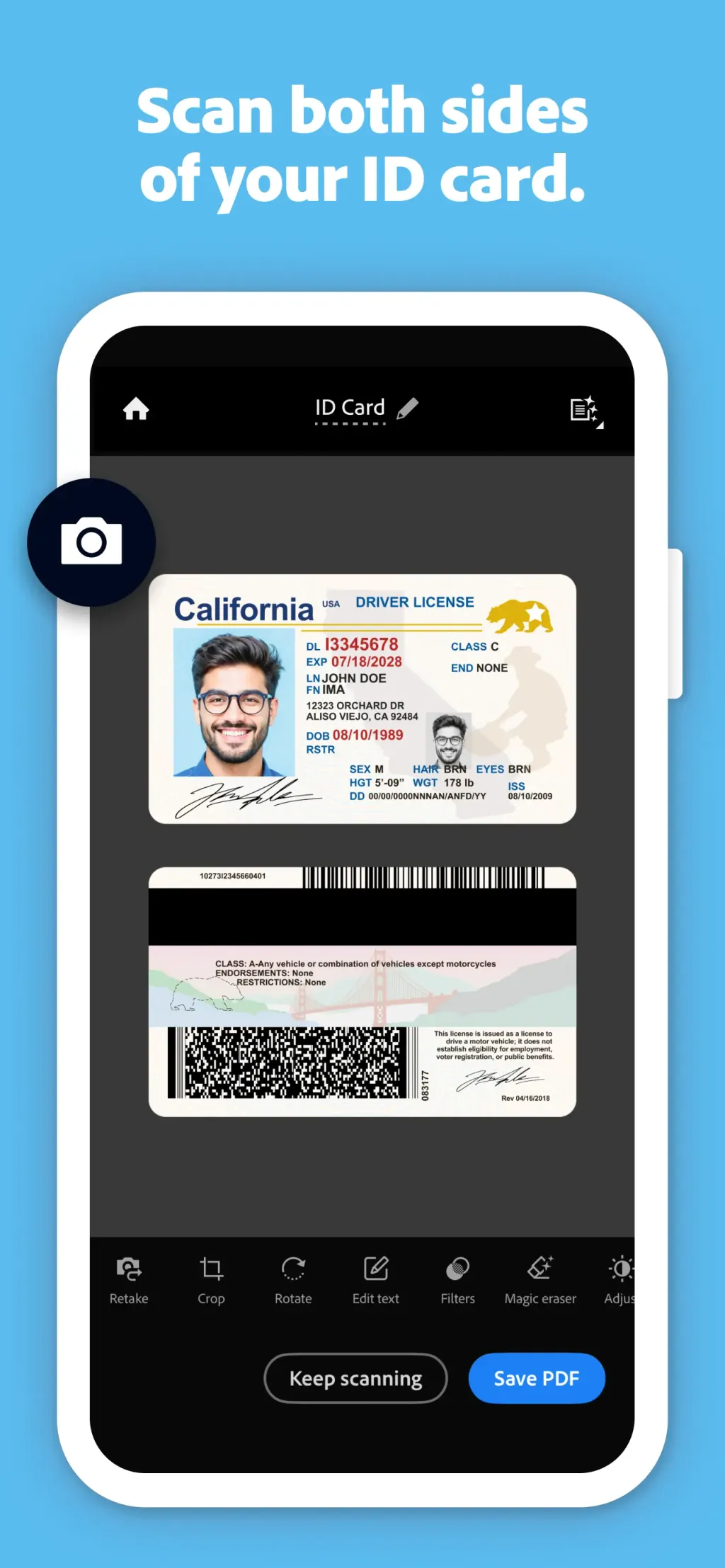 Adobe Scan: PDF & OCR Scanner App Store screenshot 8