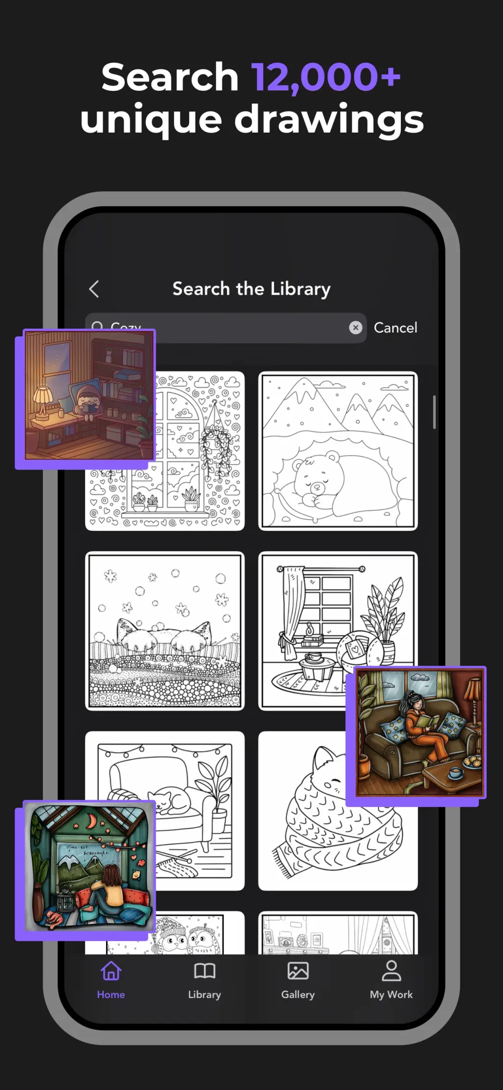 Adult Coloring Book - Pigment App Store screenshot 5