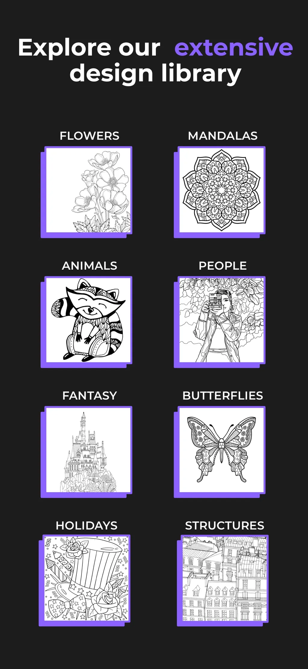 Adult Coloring Book - Pigment App Store screenshot 9