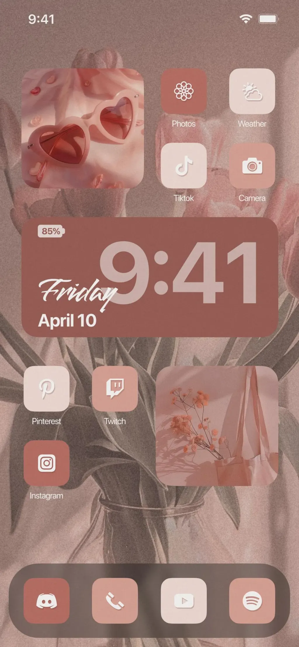 Aesthetic: App icons & Widgets App Store screenshot 2
