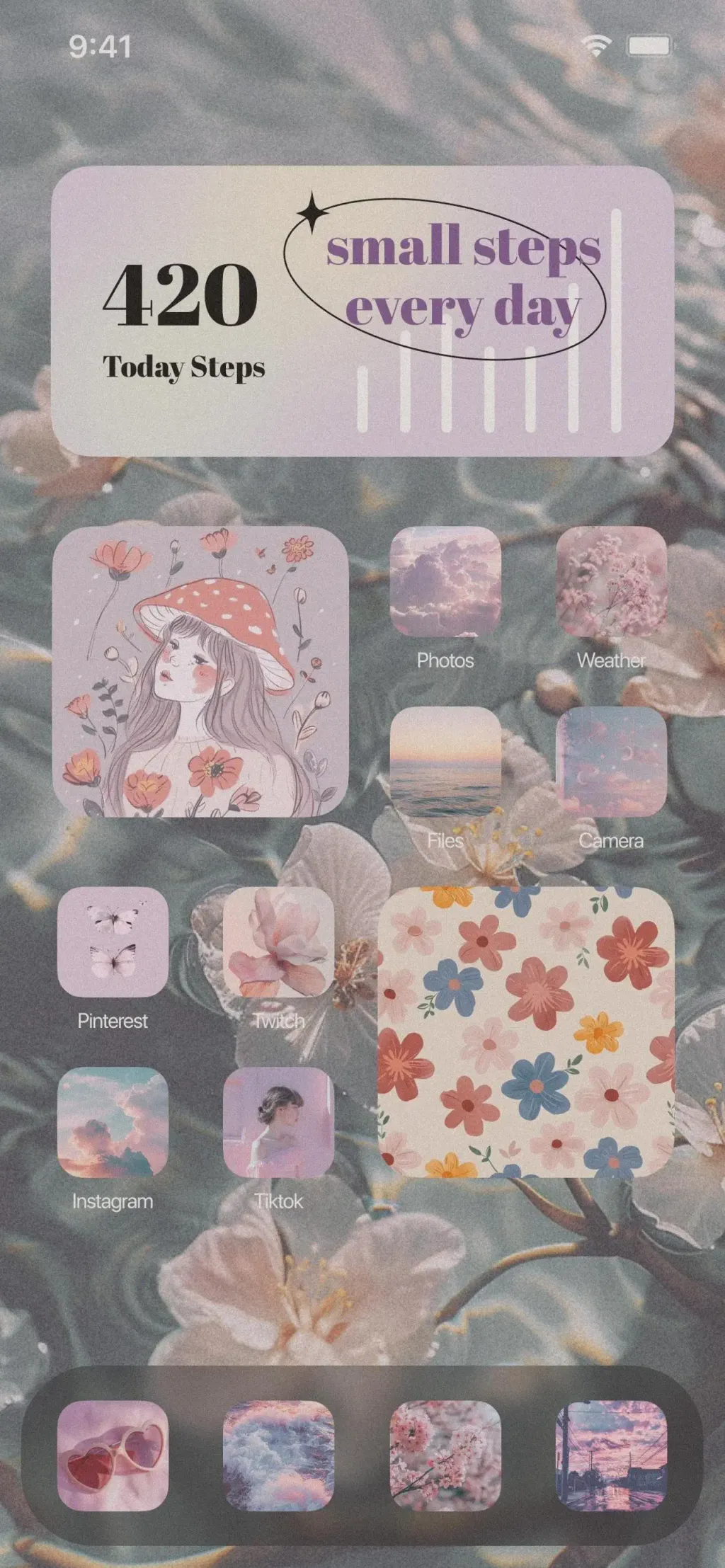Aesthetic: App icons & Widgets App Store screenshot 3