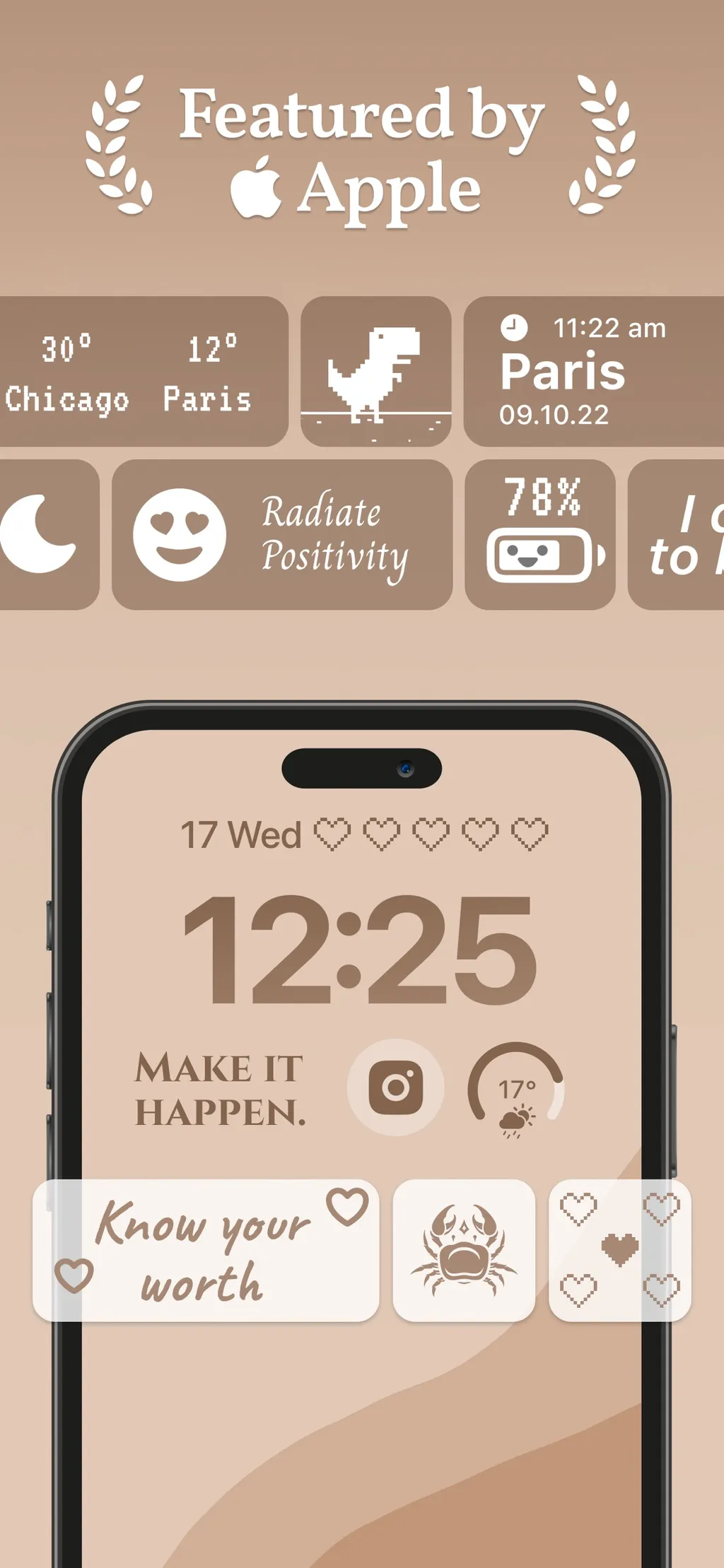 aesthetic kit: widgets, themes App Store screenshot 1