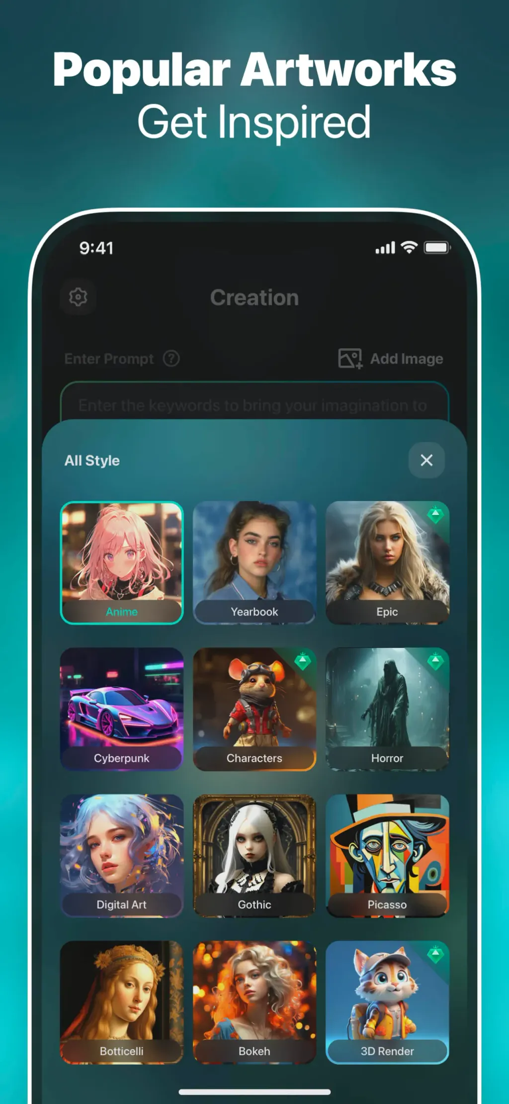 AI Art Generator,Photo Enhance App Store screenshot 8