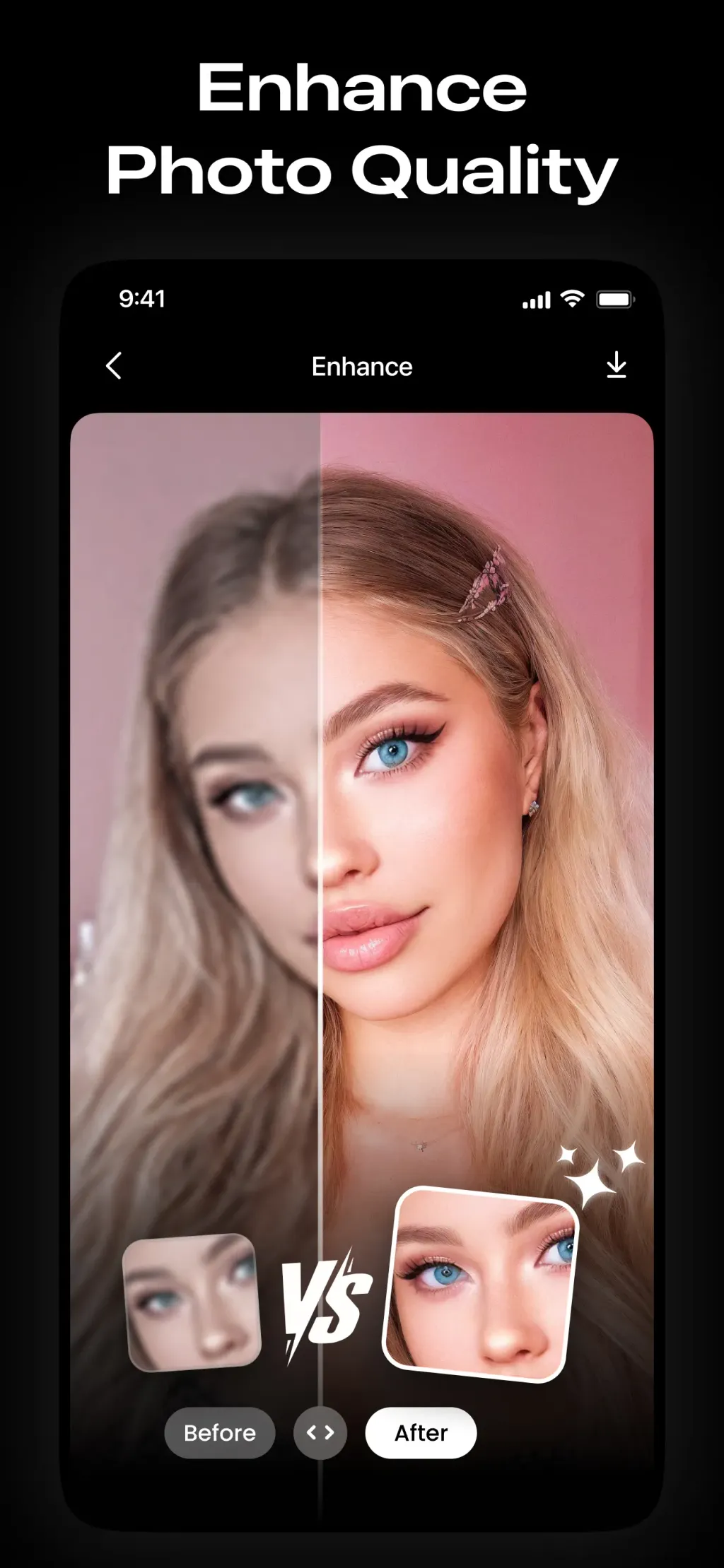 AI Photo Video Editor, Enhance screenshot 1