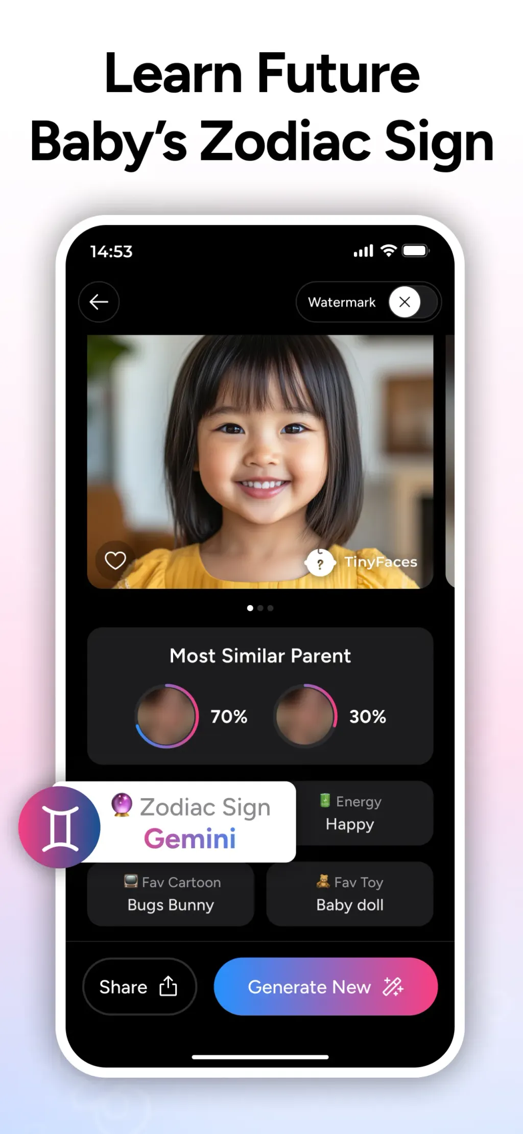 AI Baby Generator - TinyFaces App Store screenshot 8