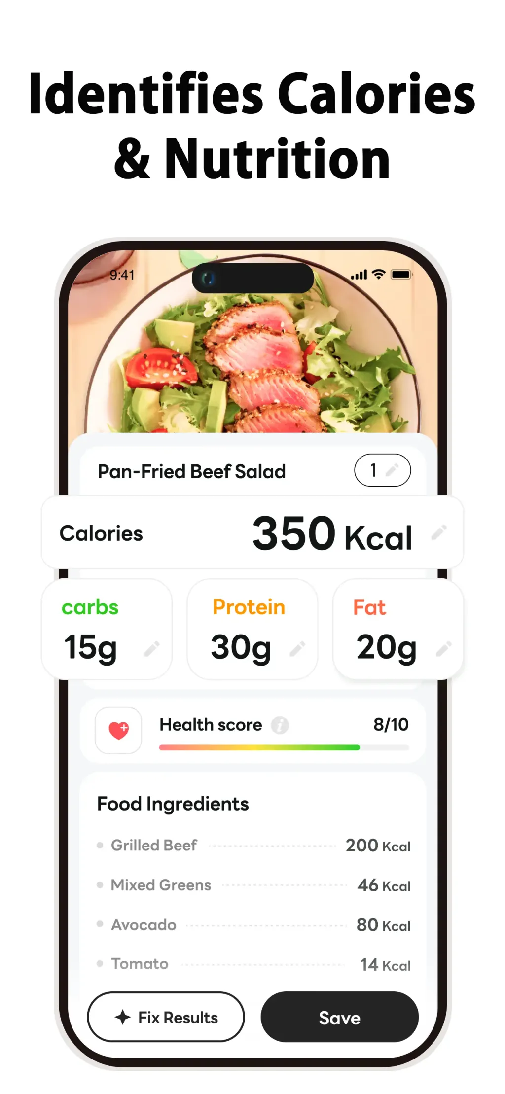 AI Calorie Counter:FoodPilot App Store screenshot 3
