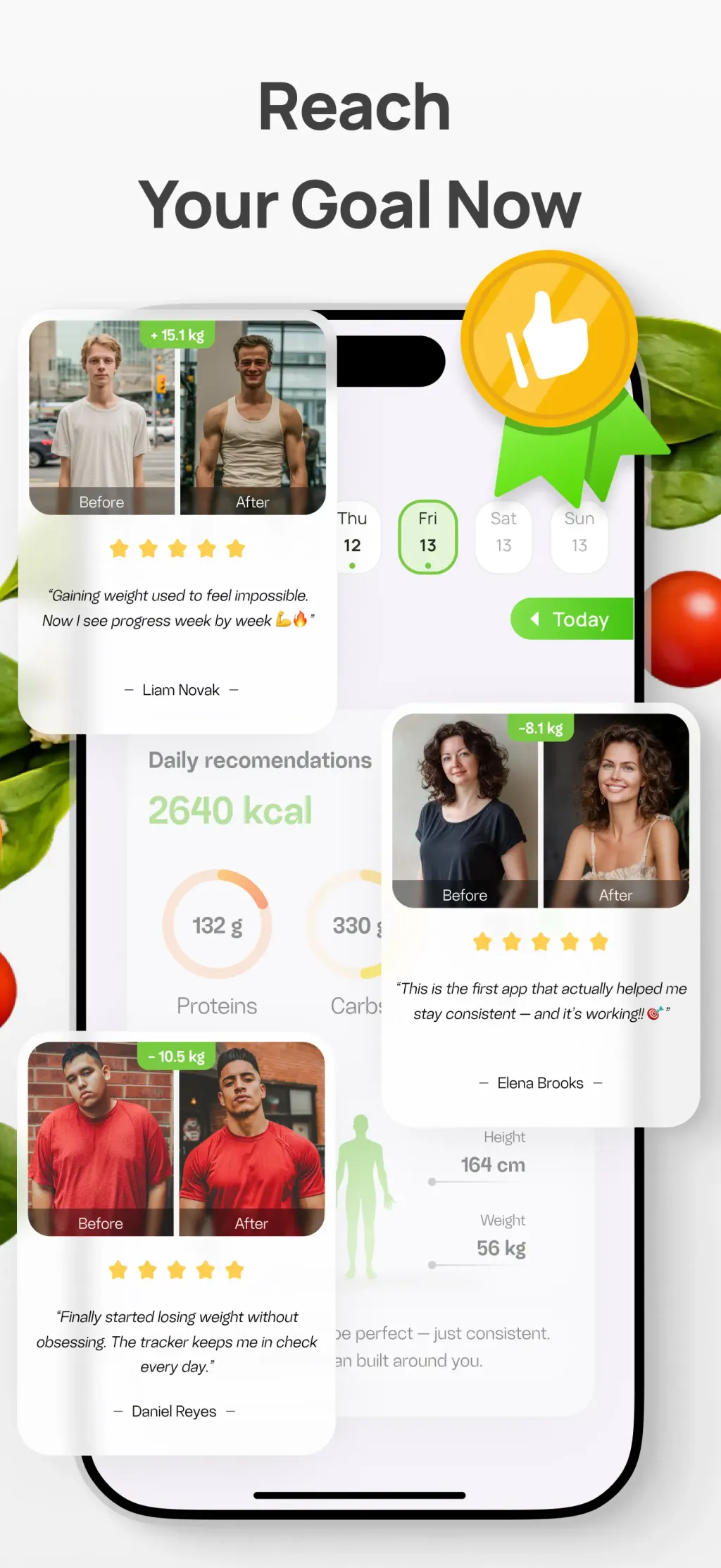 AI Calorie Counter & Meal Plan screenshot 1