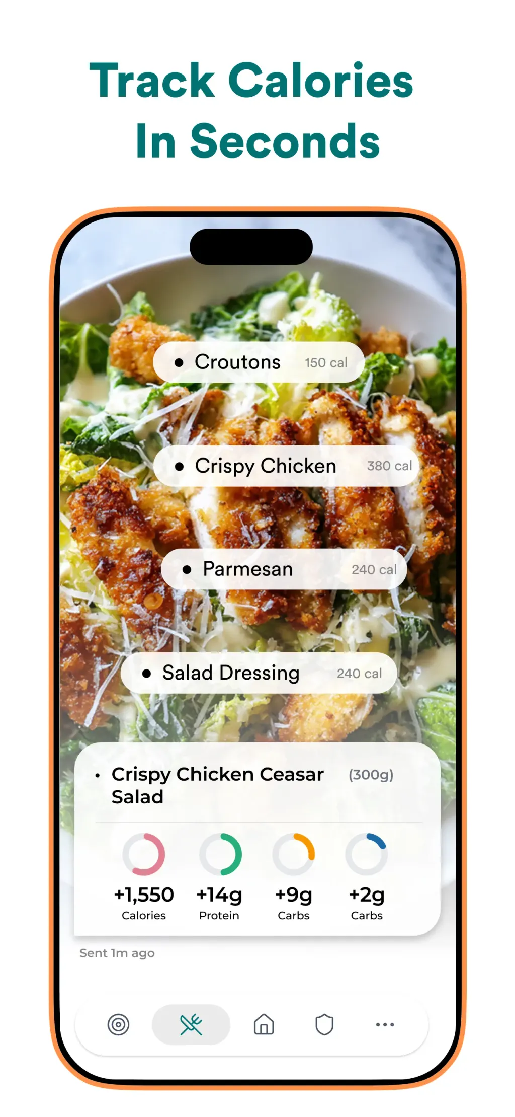 AI Calorie Counter: ParrotPal screenshot 1