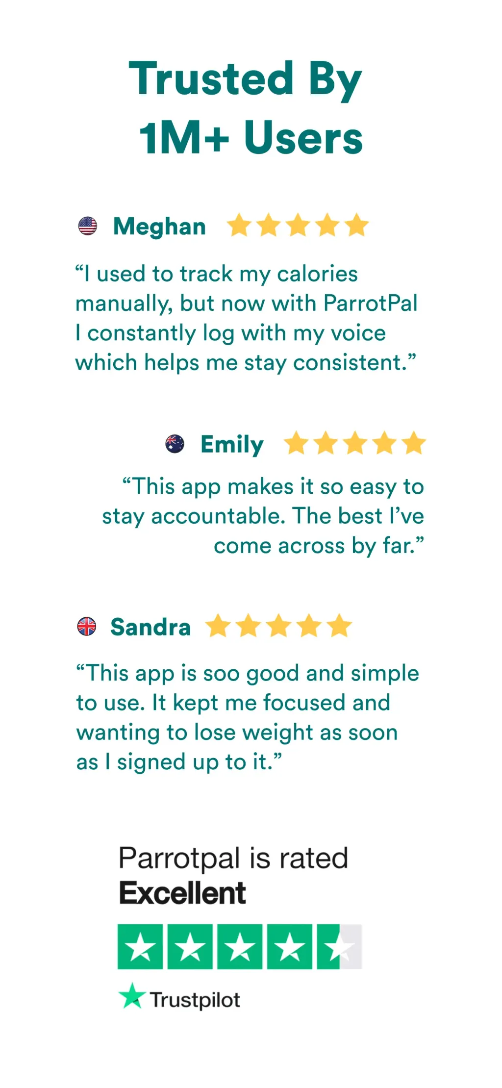 AI Calorie Counter: ParrotPal App Store screenshot 7