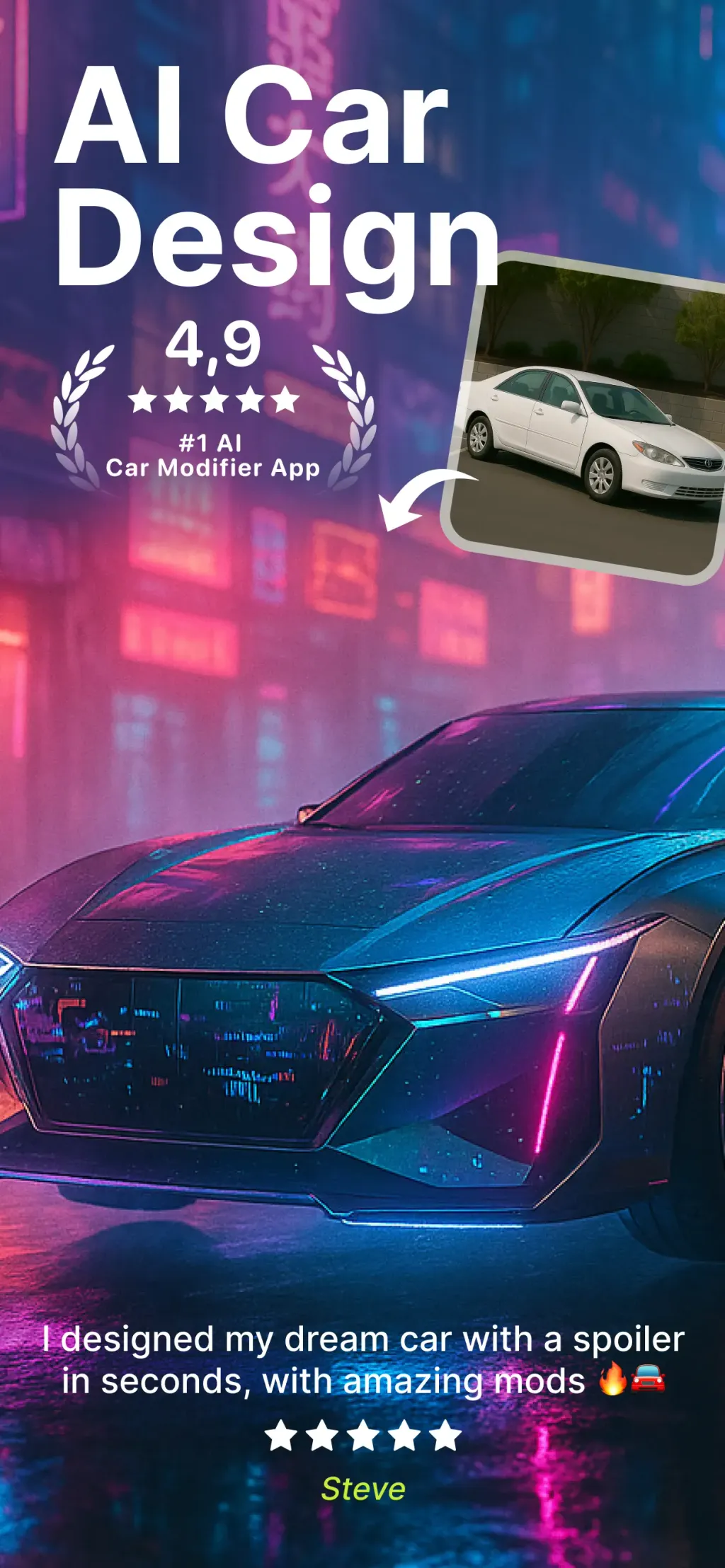 AI Car Designer Modify & Tune screenshot 5