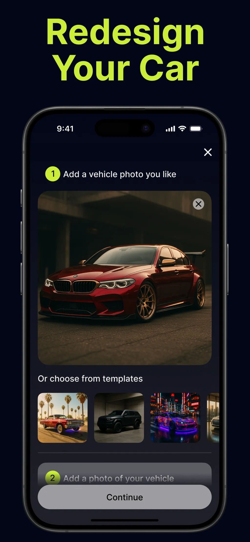 AI Car Designer Modify & Tune screenshot 1