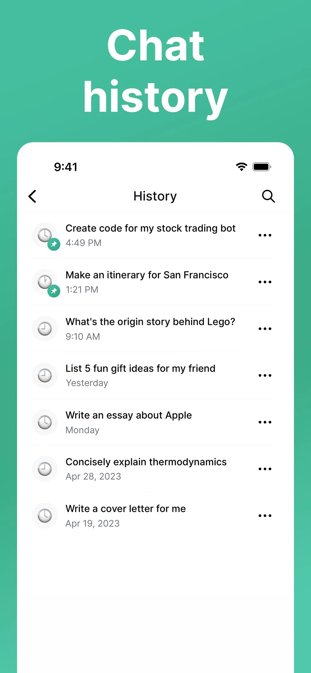 AI Chat 5.5: Genius App Store screenshot 5