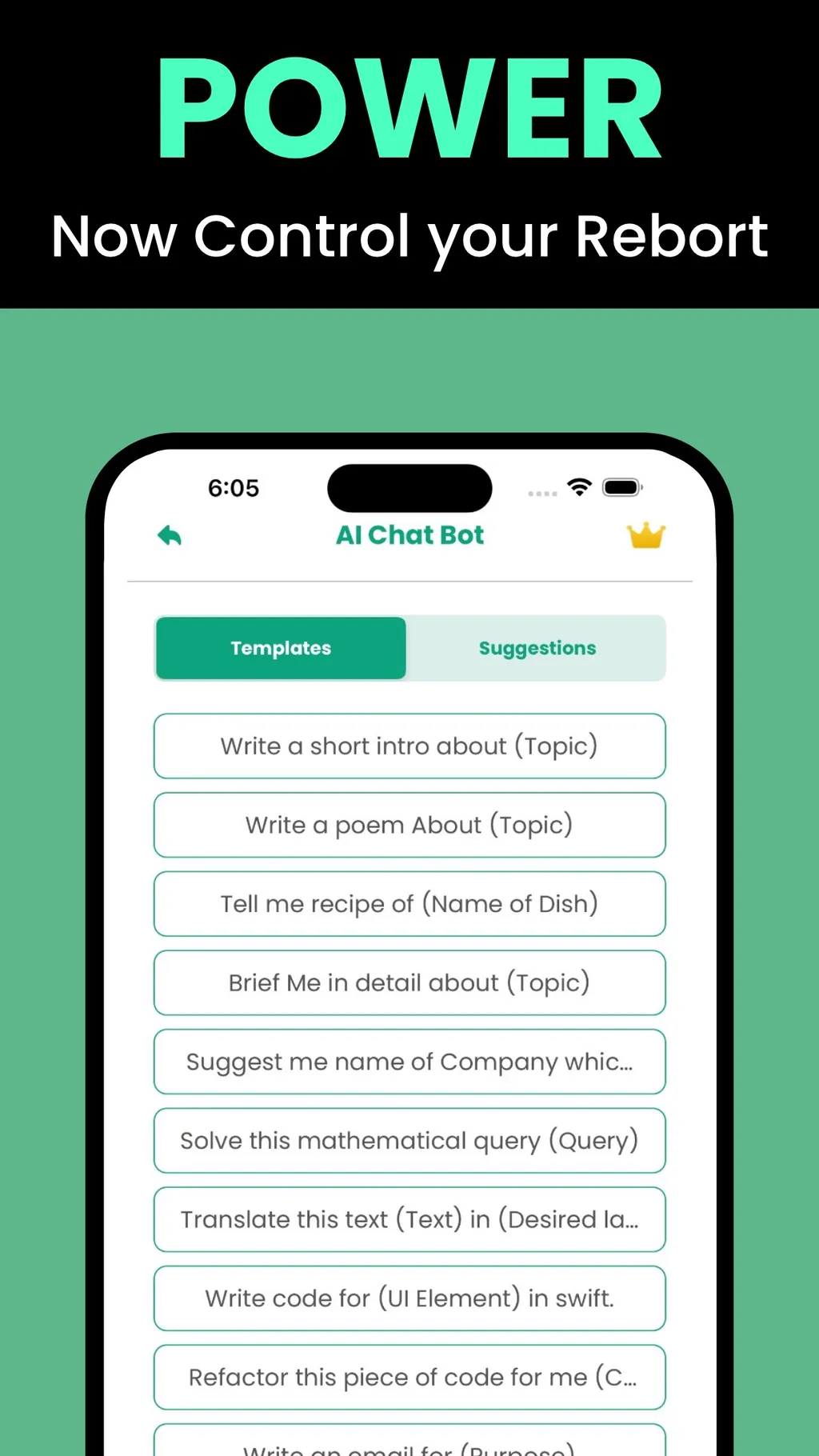 AI Chat Bot: Ask Open Question App Store screenshot 1