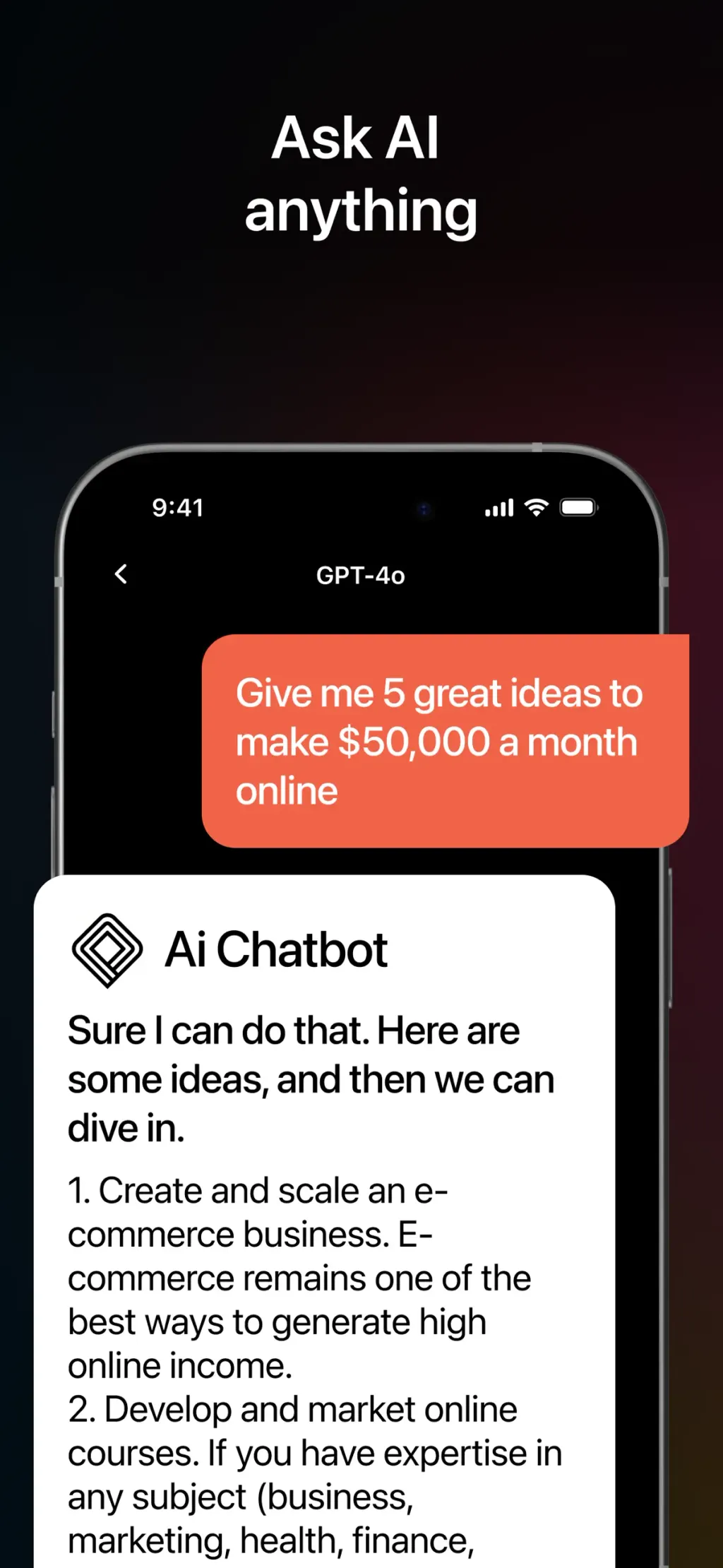 AI Chatbot: Pixi screenshot 1