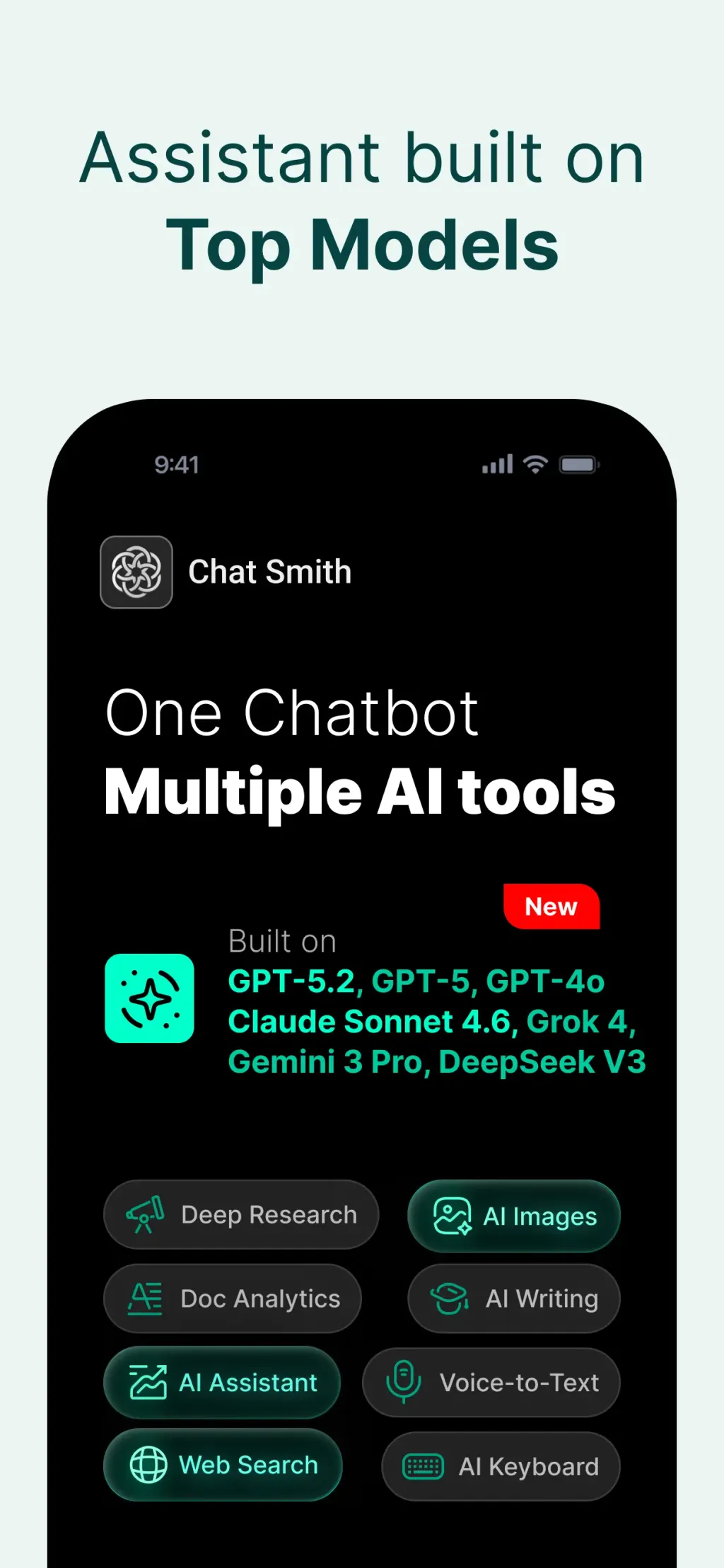 Chat Smith: AI Chatbot & Agent App Store screenshot 1