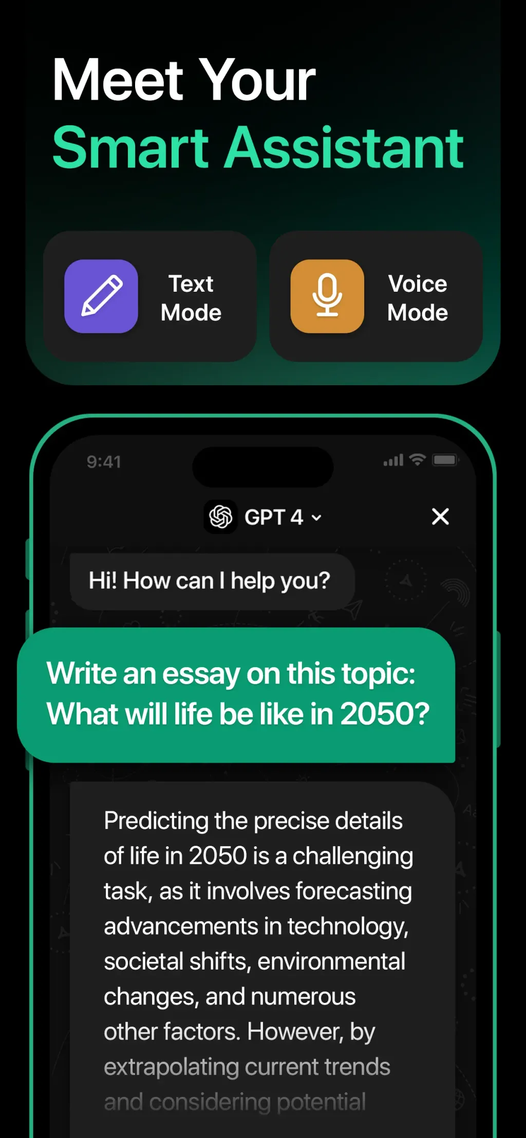 AI ChatBot Assistant: AskEasy App Store screenshot 2