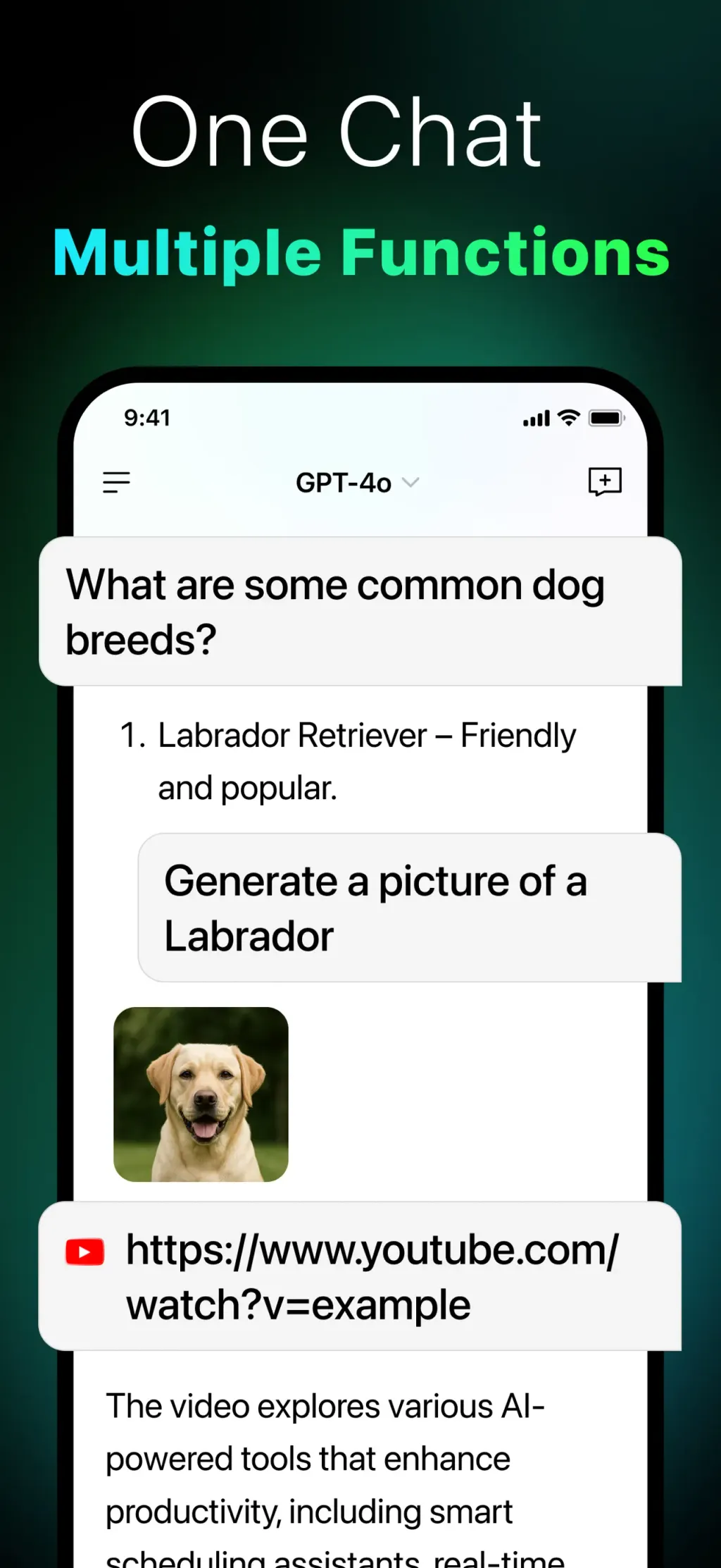 AI Chatbot & Design Assistant App Store screenshot 4