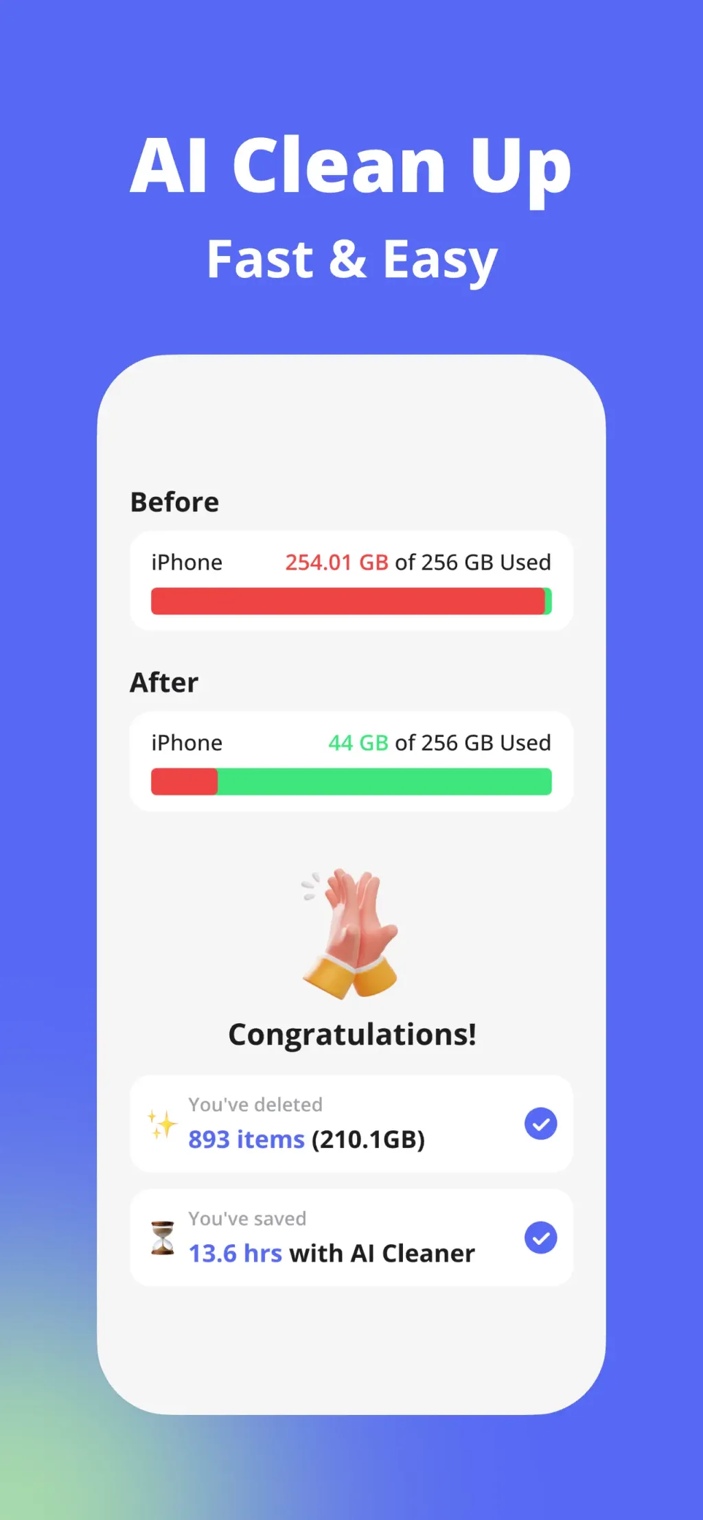 AI Cleaner - Storage Cleanup App Store screenshot 1