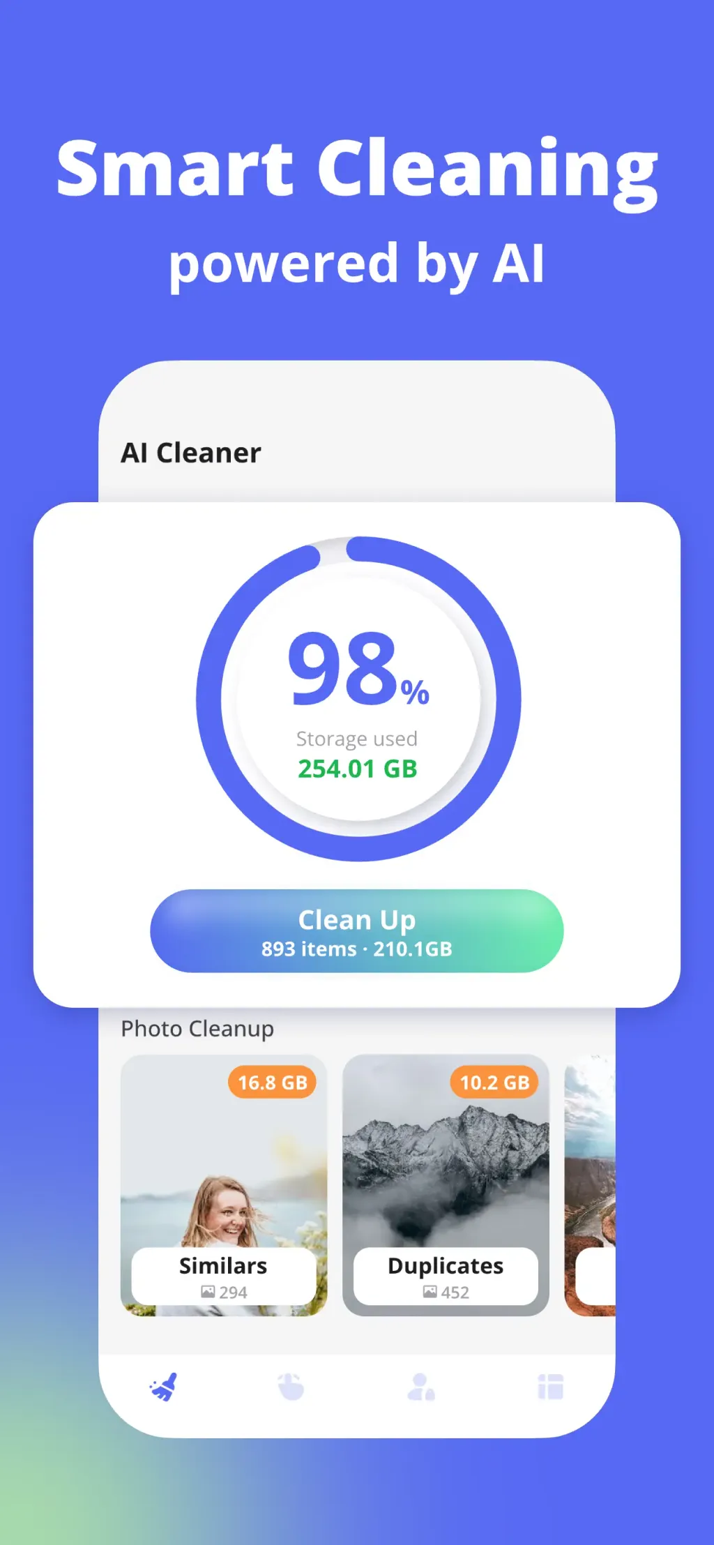 AI Cleaner - Storage Cleanup App Store screenshot 2
