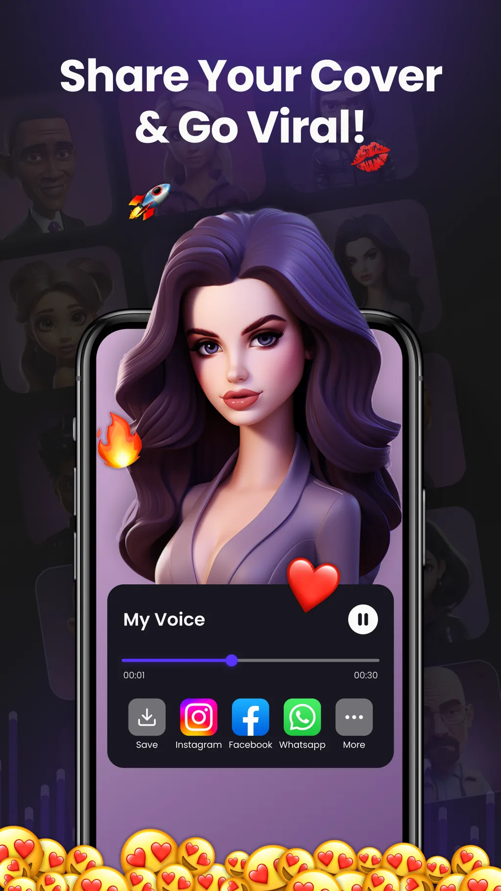 AI Cover & Songs: Music AI App Store screenshot 2