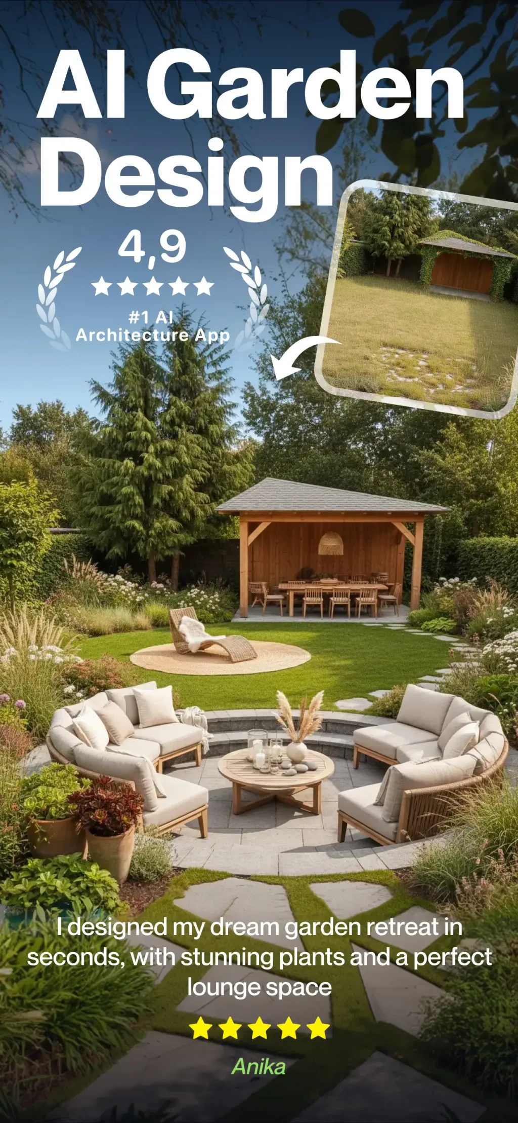 AI Garden Design: Landscape AI App Store screenshot 1
