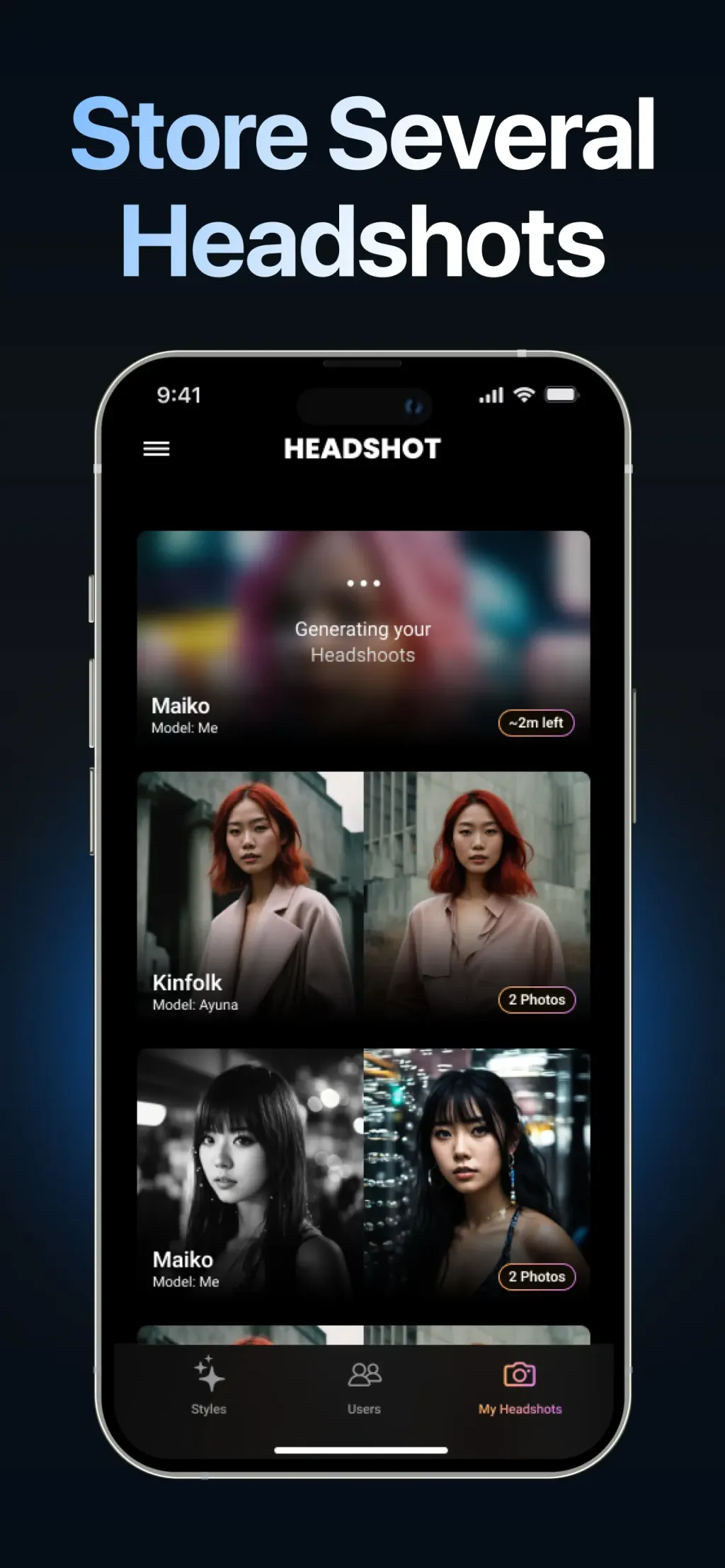 AI Headshot Photo Generator App Store screenshot 6