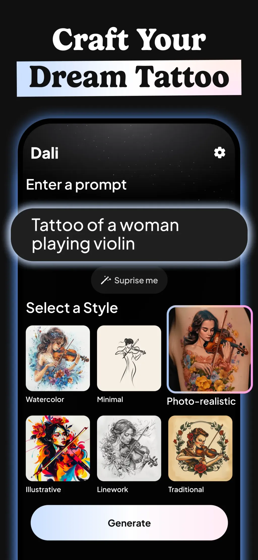 AI Image Generator - Dali App Store screenshot 2