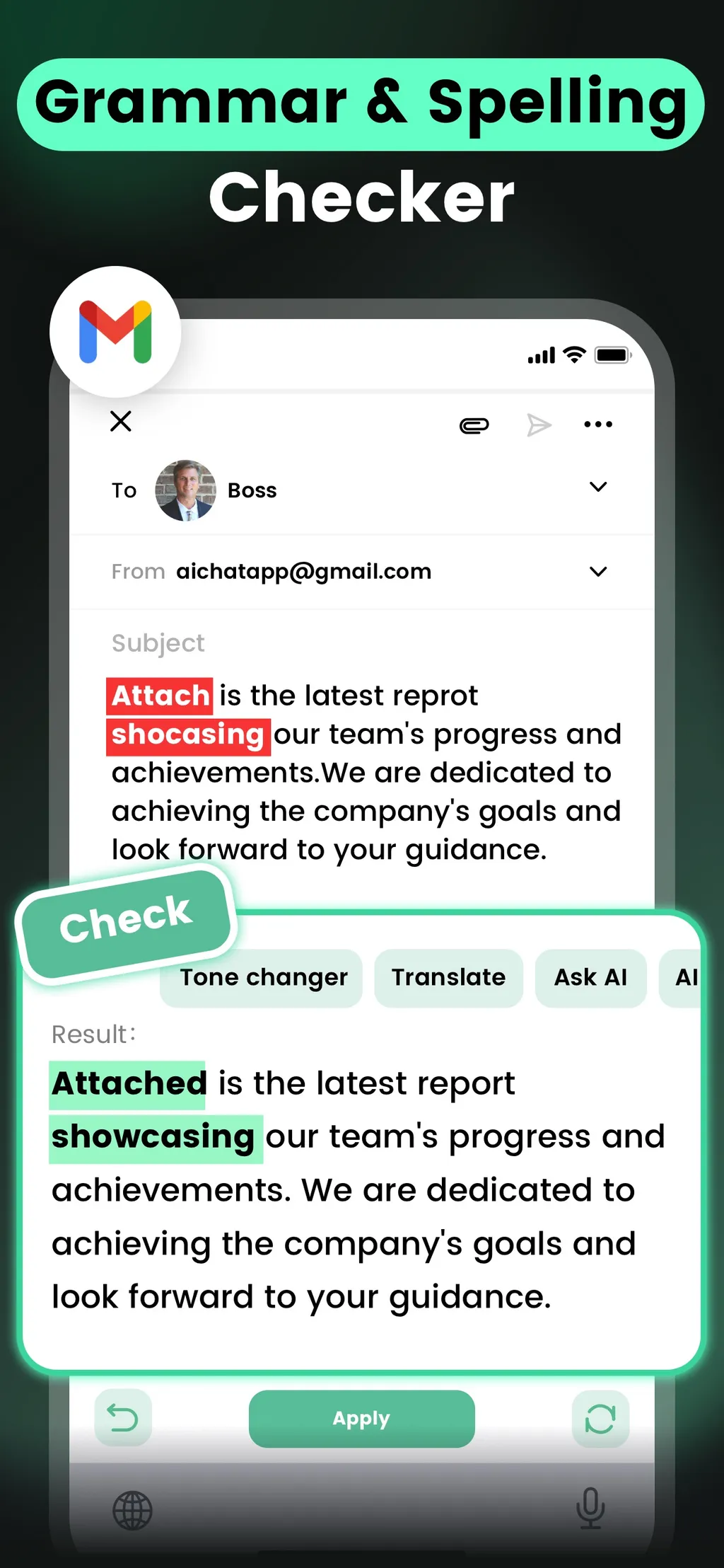 AI Keyboard: Chatbot, Grammar App Store screenshot 1