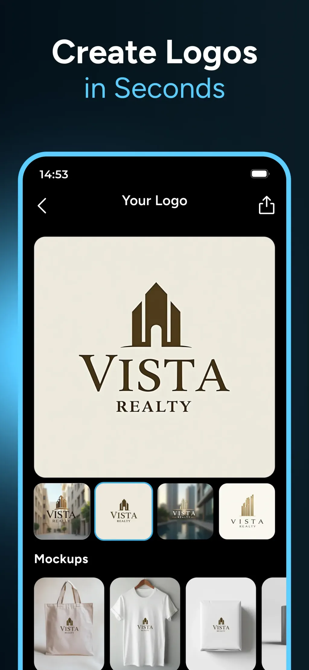 AI Logo Generator - Mark App Store screenshot 4