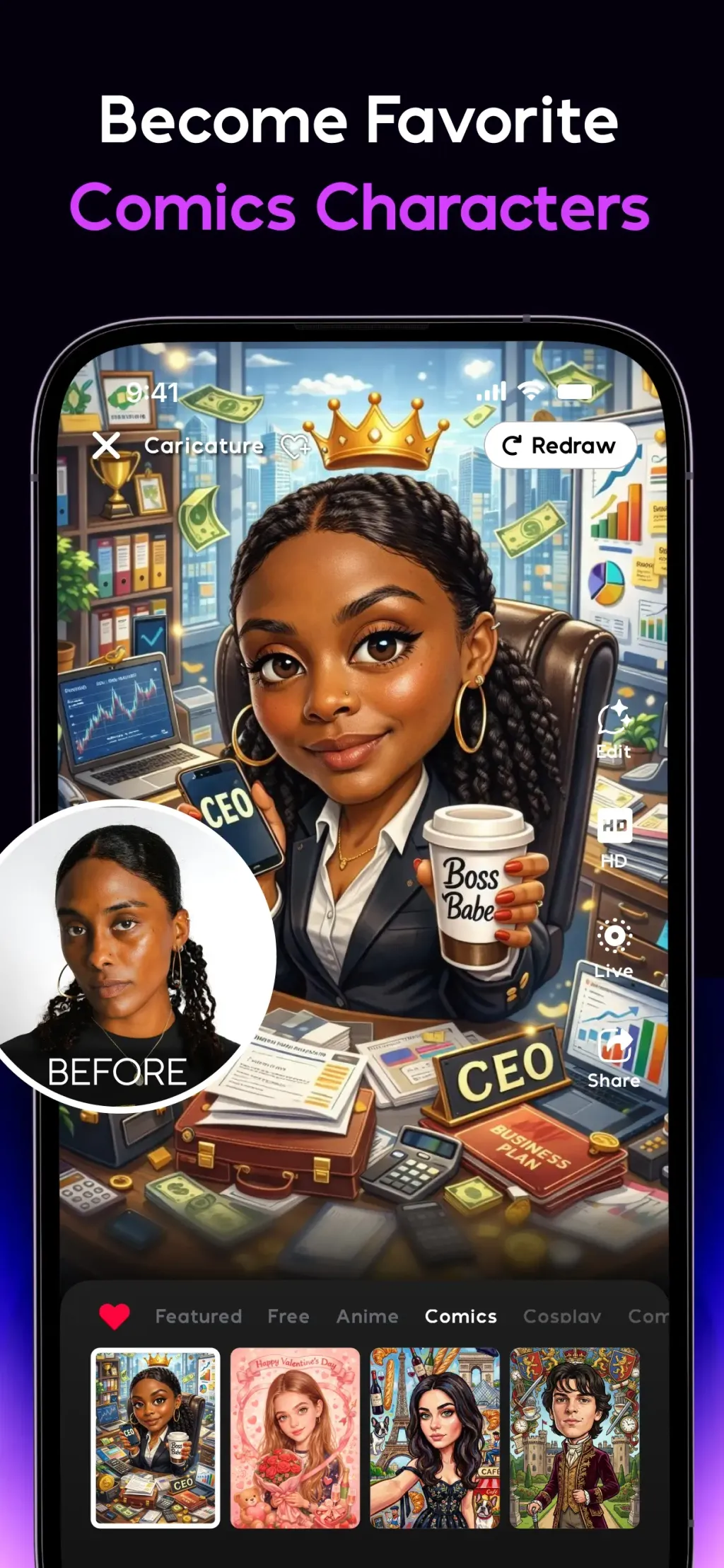 AI Mirror: AI Photo Editor App Store screenshot 6