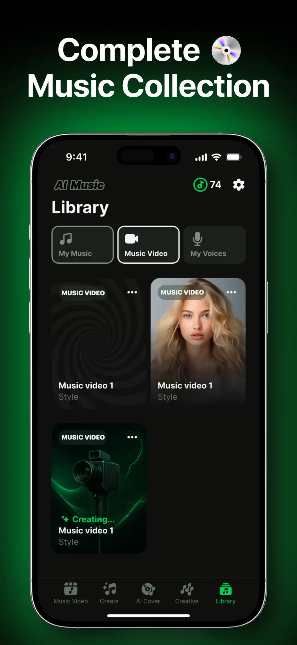AI Music: Cover & Song Maker App Store screenshot 7