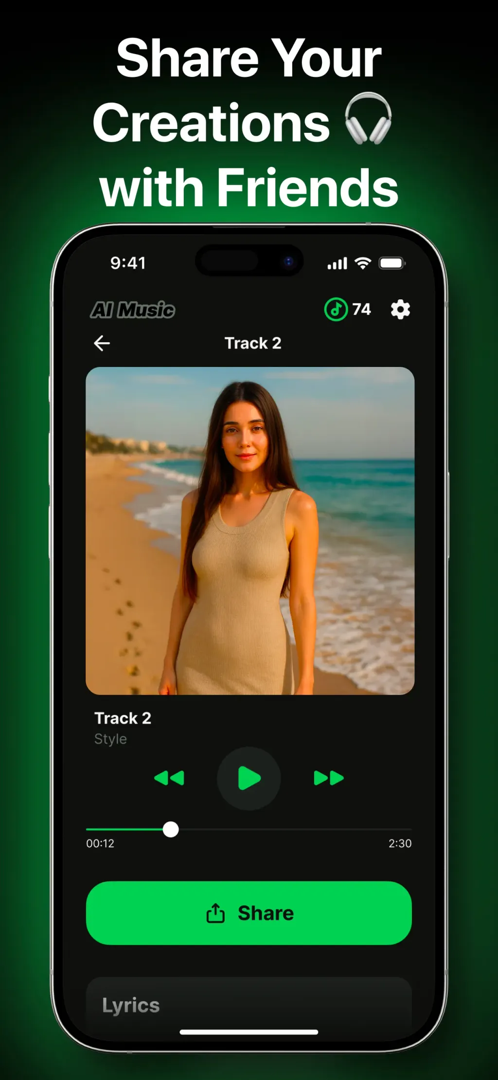 AI Music: Cover & Song Maker App Store screenshot 8
