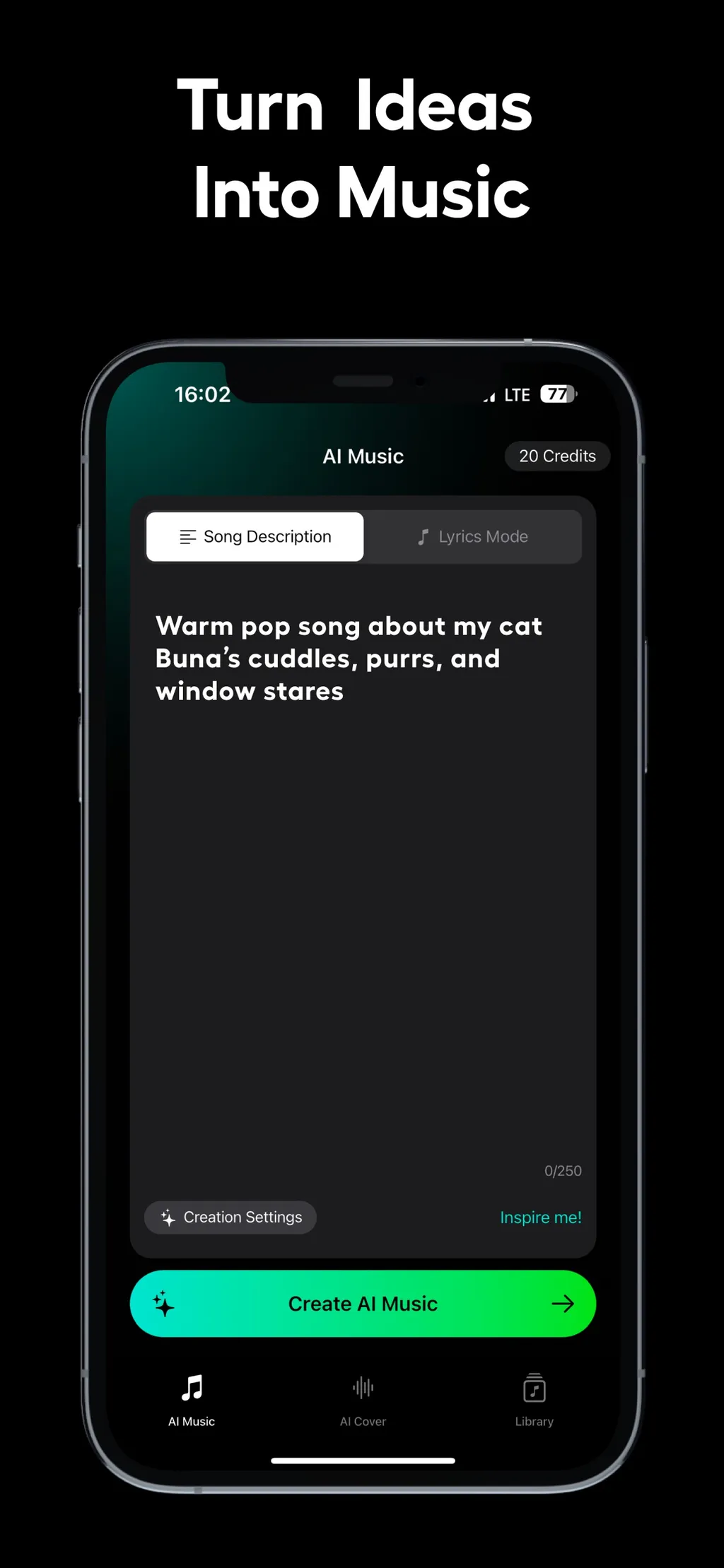 Sona: AI Music & Cover Maker App Store screenshot 3
