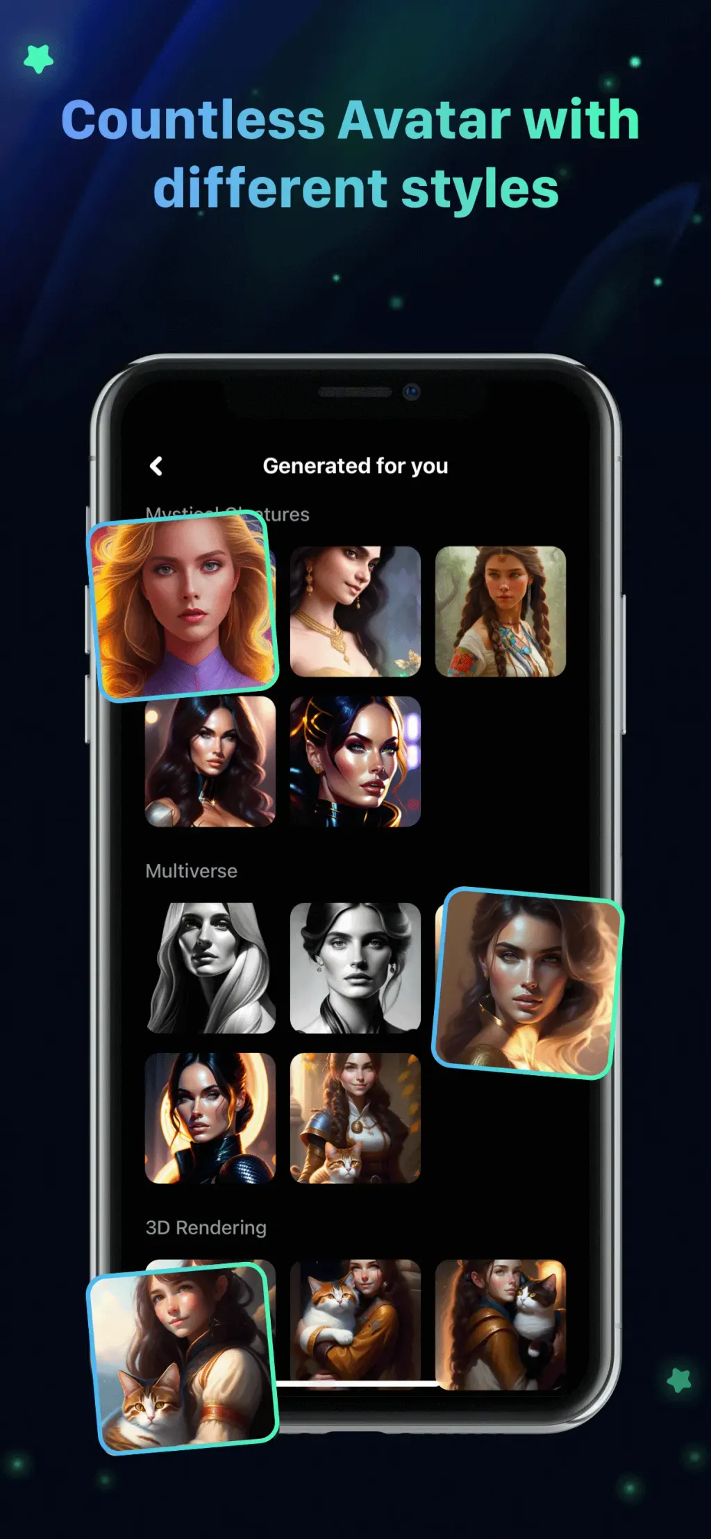 AI Painting: Generate Art Girl App Store screenshot 4