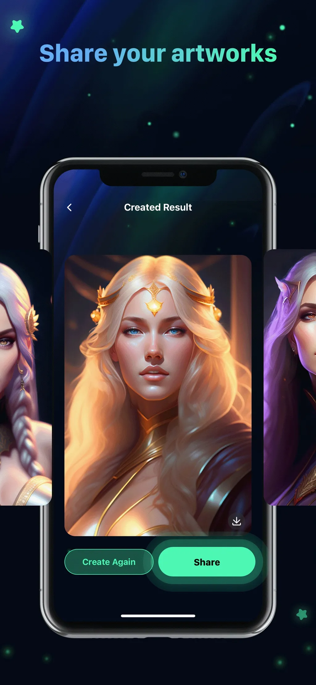 AI Painting: Generate Art Girl App Store screenshot 7