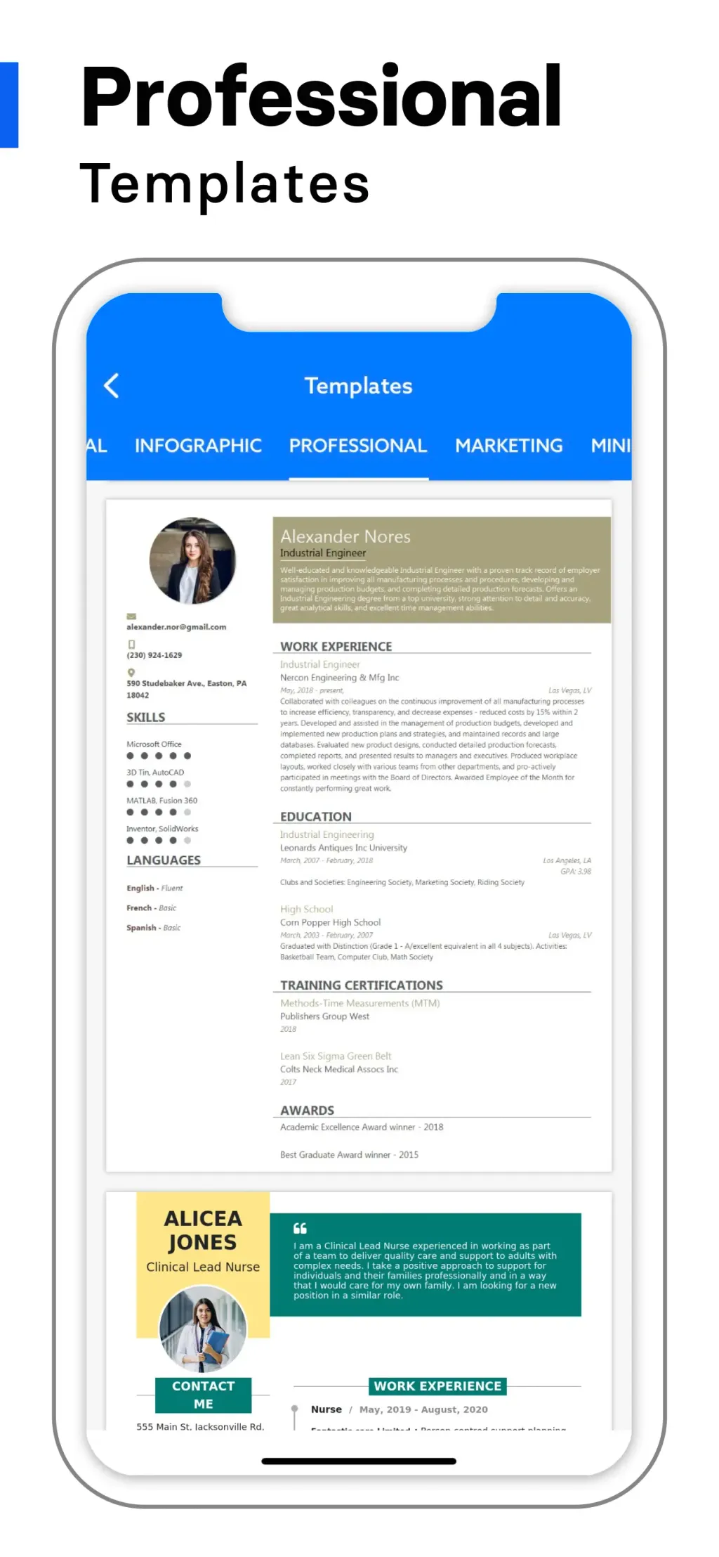 AI Resume Creator: CV Builder App Store screenshot 6