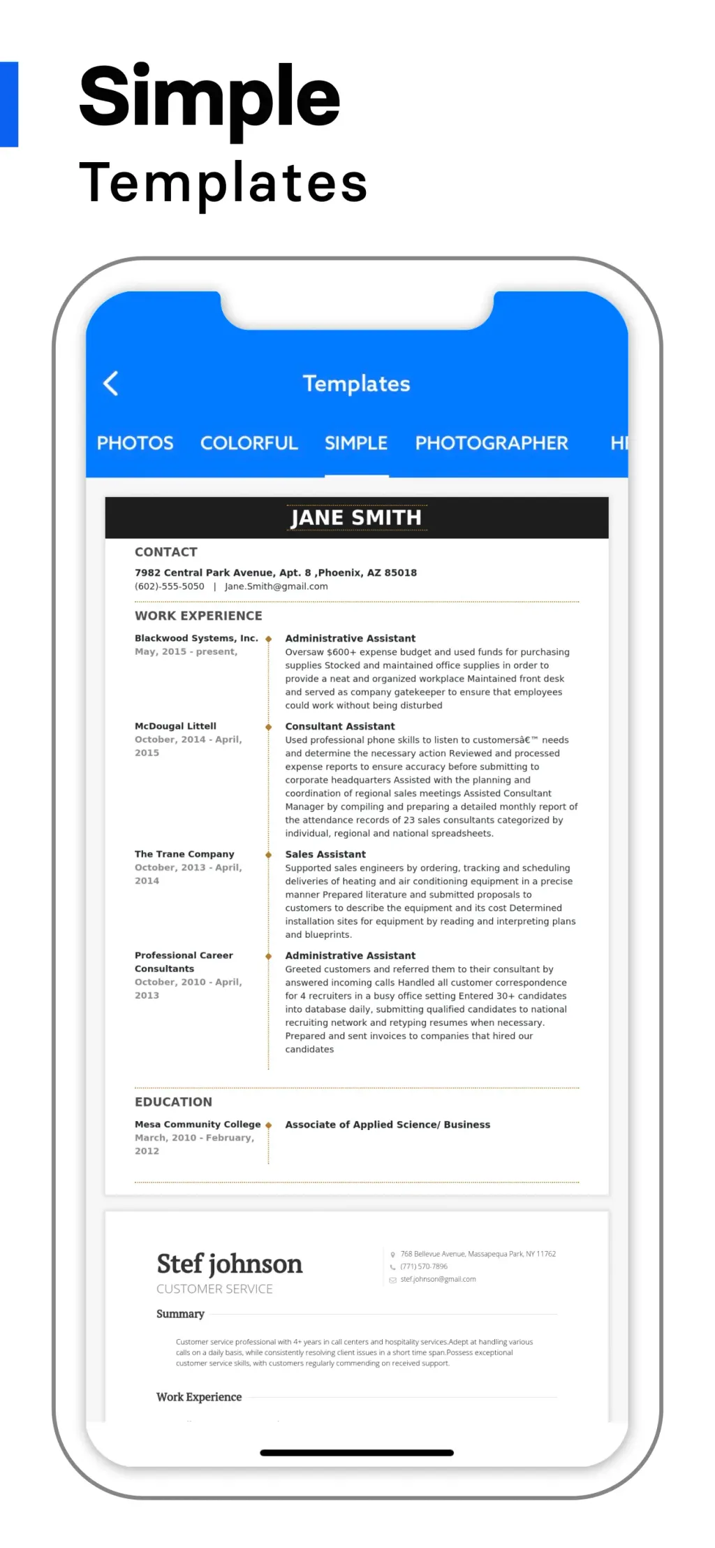 AI Resume Creator: CV Builder screenshot 3